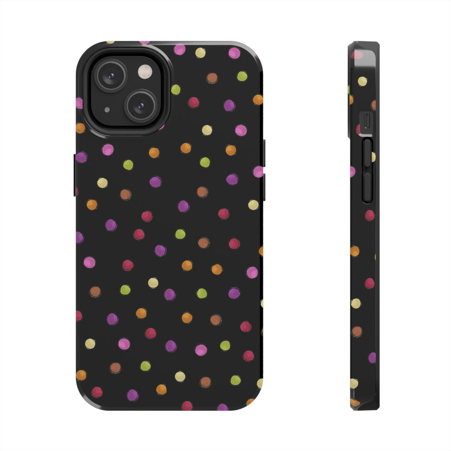 Tea Dot Black Phone Case