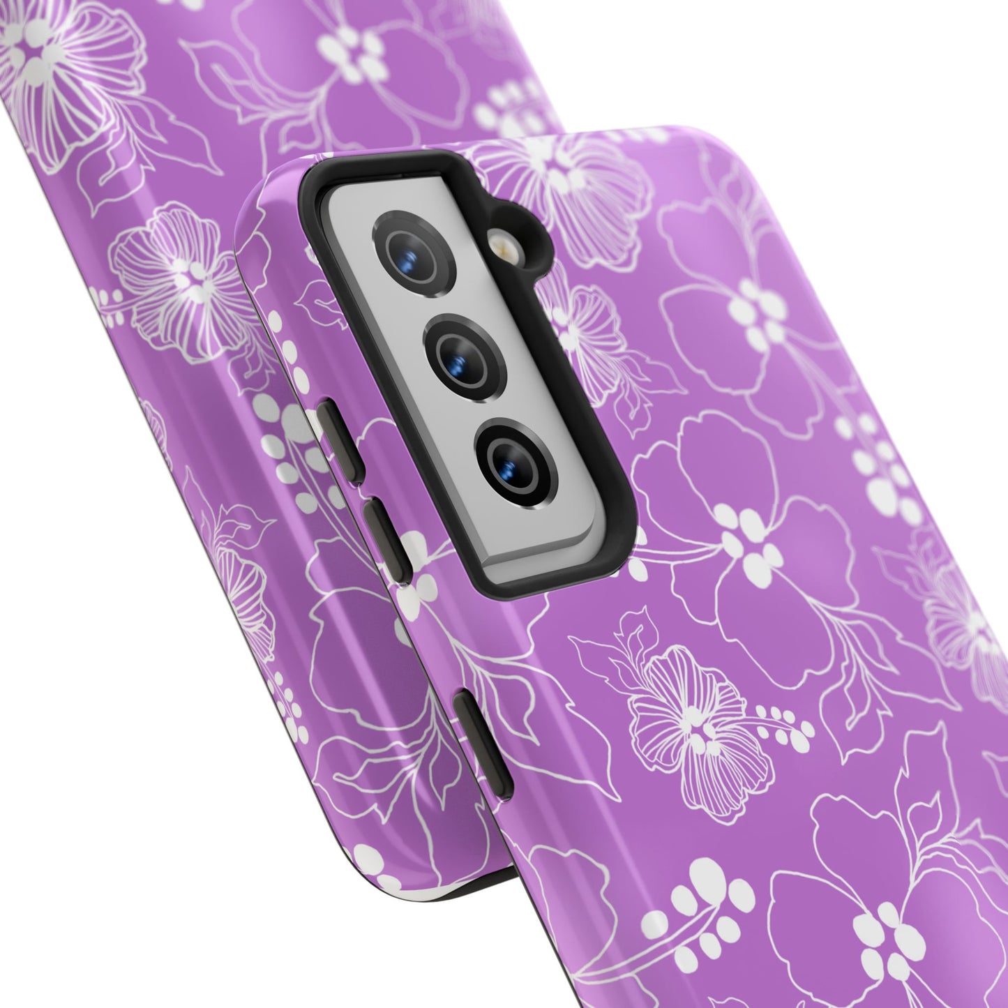 Lacey Hibiscus Orchid Phone Case