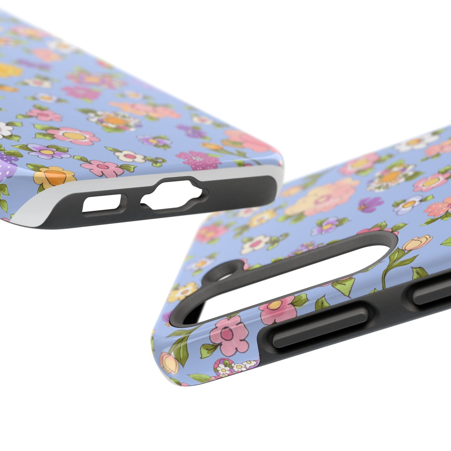 Flowery Blue Phone Case