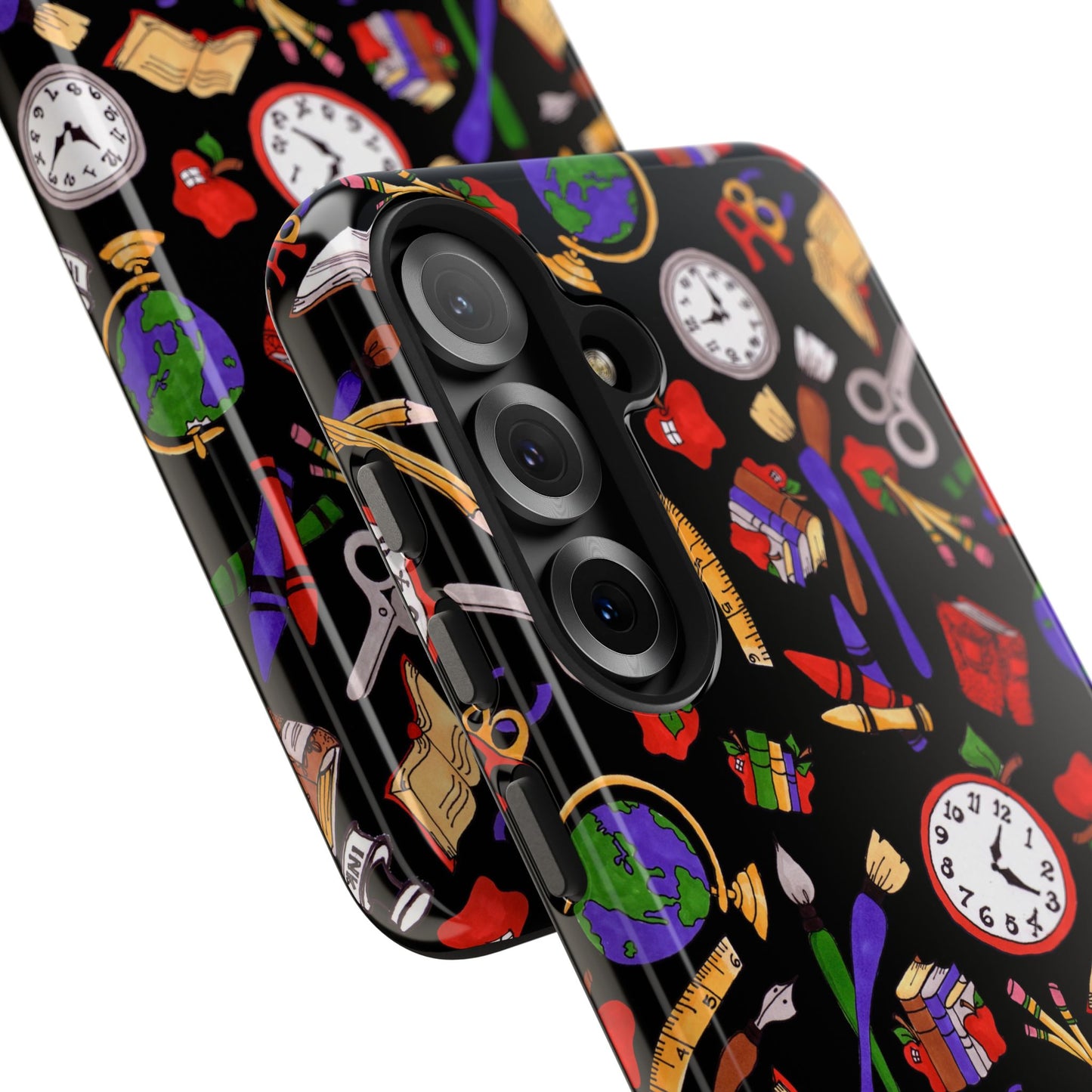 School Stuff Black Phone Case