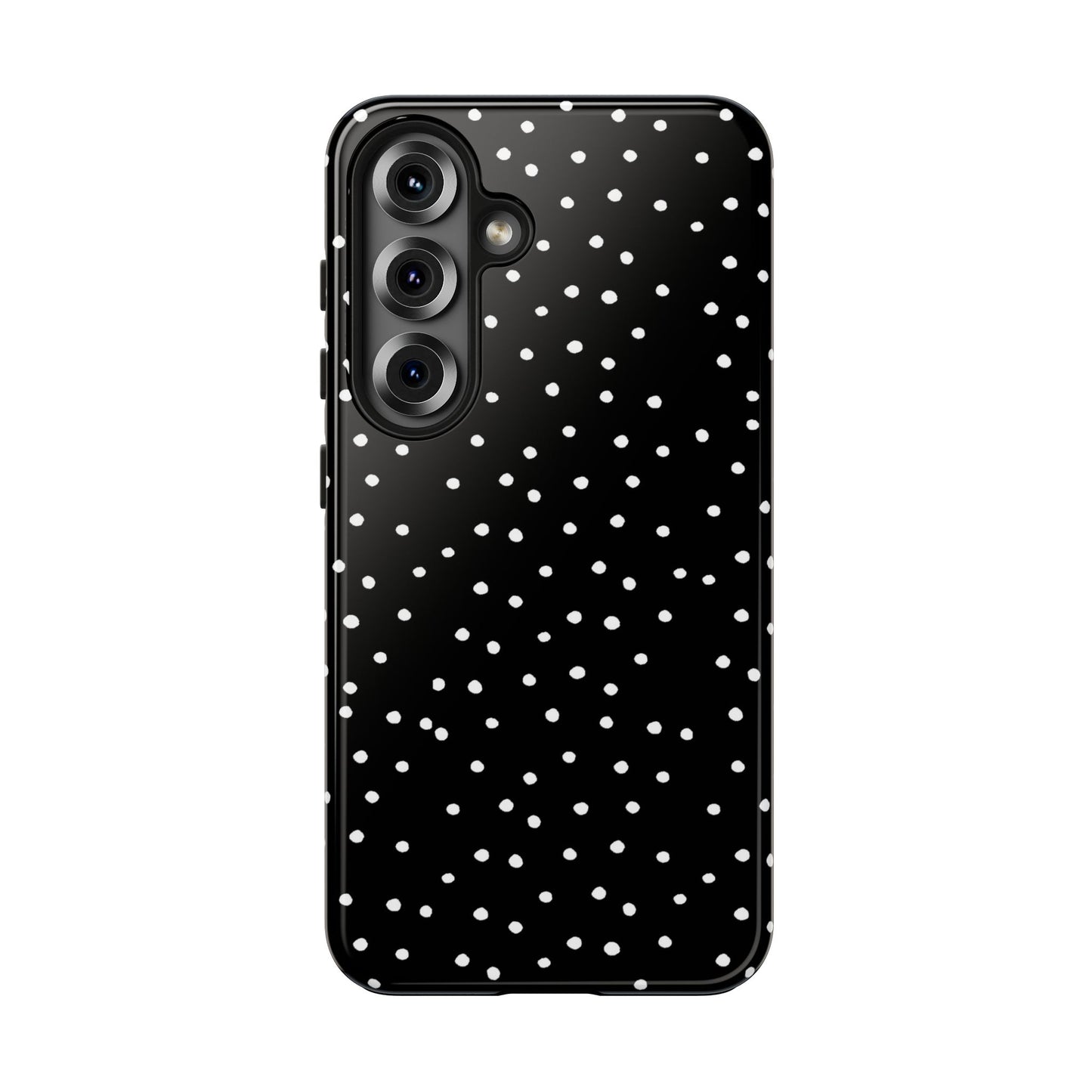 Dinky Dots Black / White Phone Case