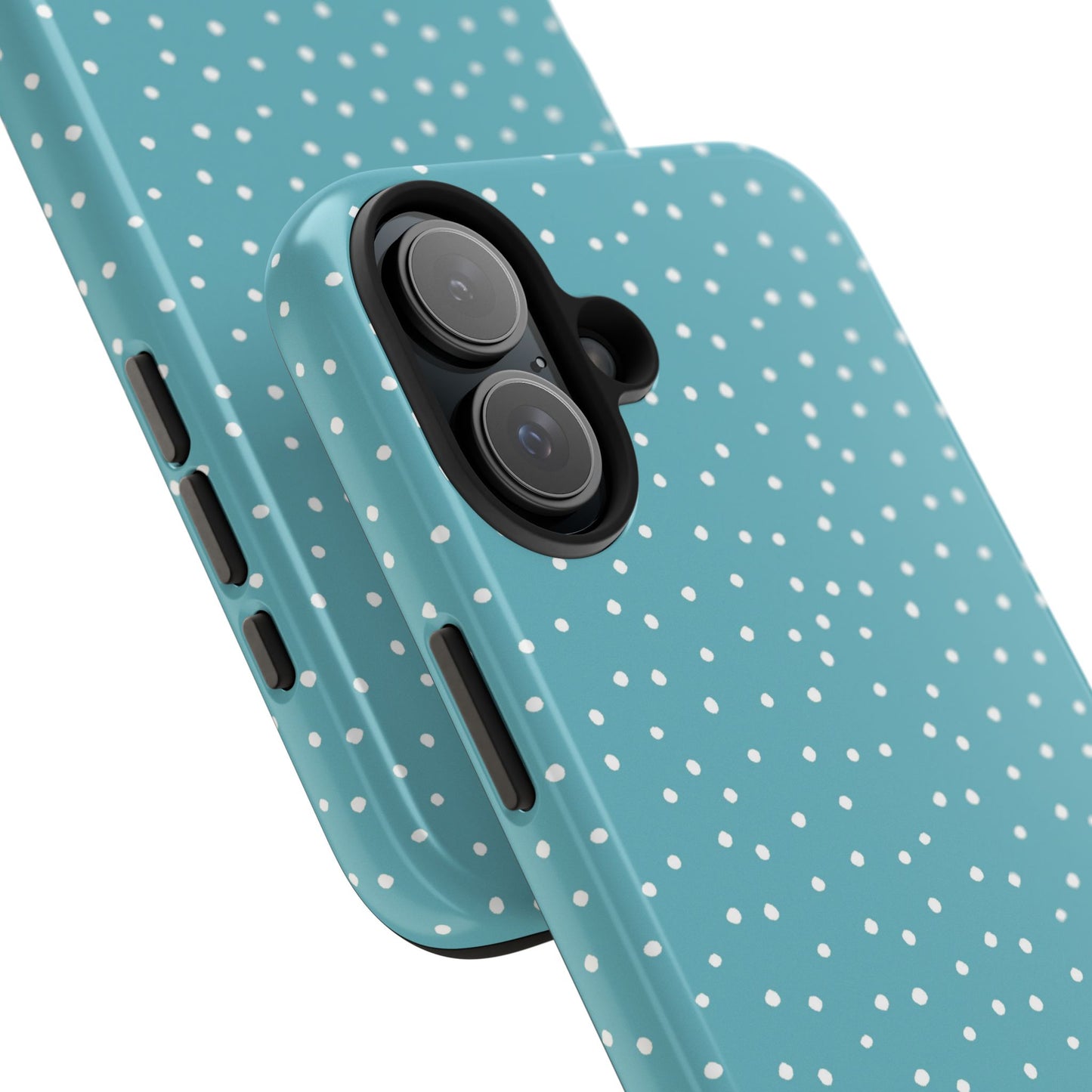 Dinky Dots Turquoise / White Phone Case
