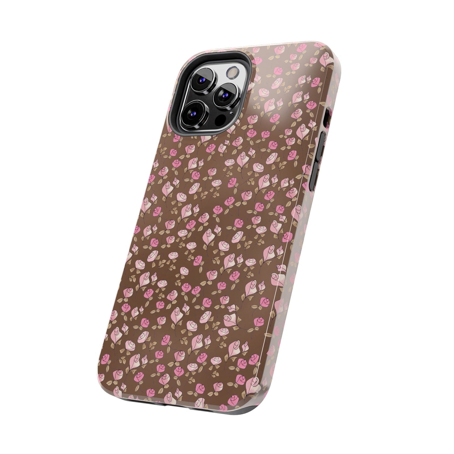 Little Bitty Roses Chocolate Phone Case