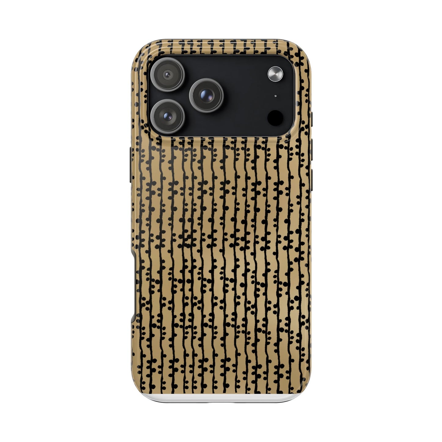 Loopy Stripe Tan Phone Case
