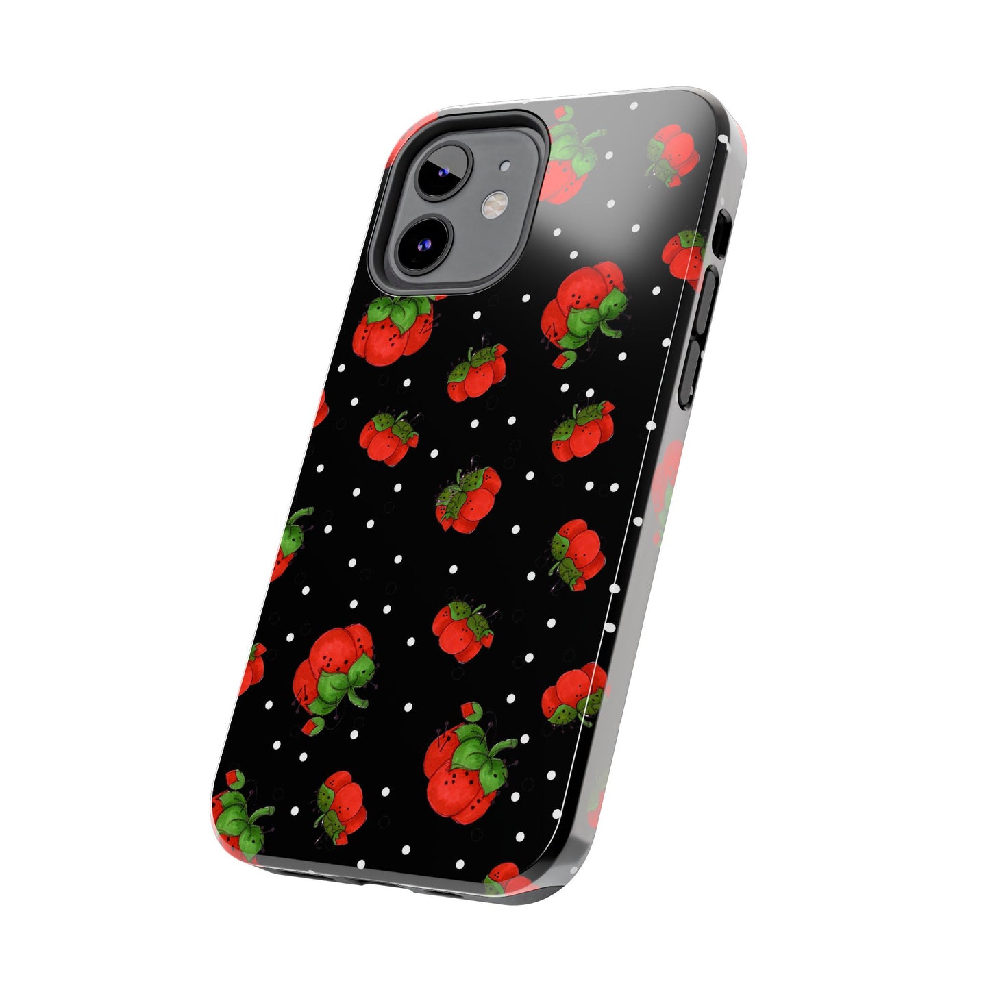 Pin Dots Black Phone Case