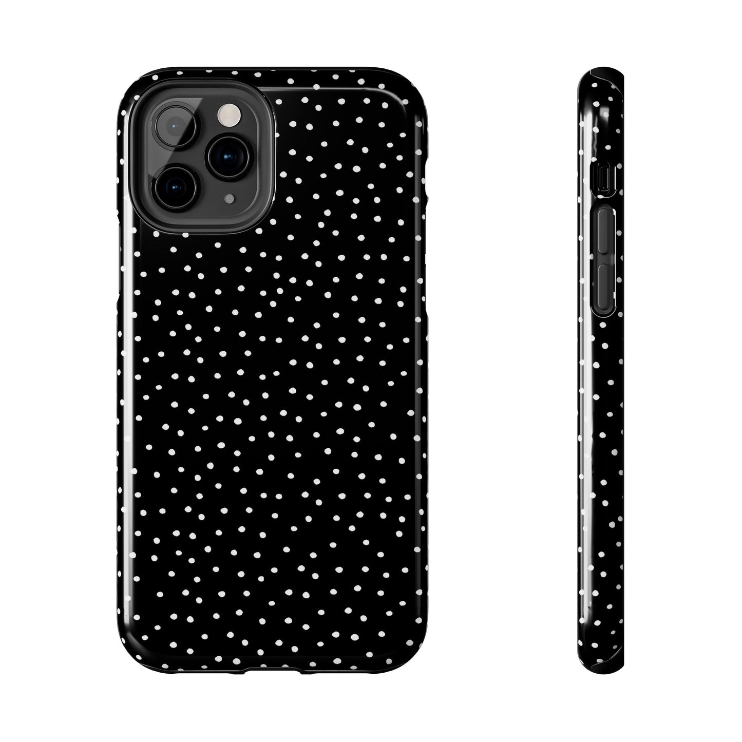 Dinky Dots Black / White Phone Case