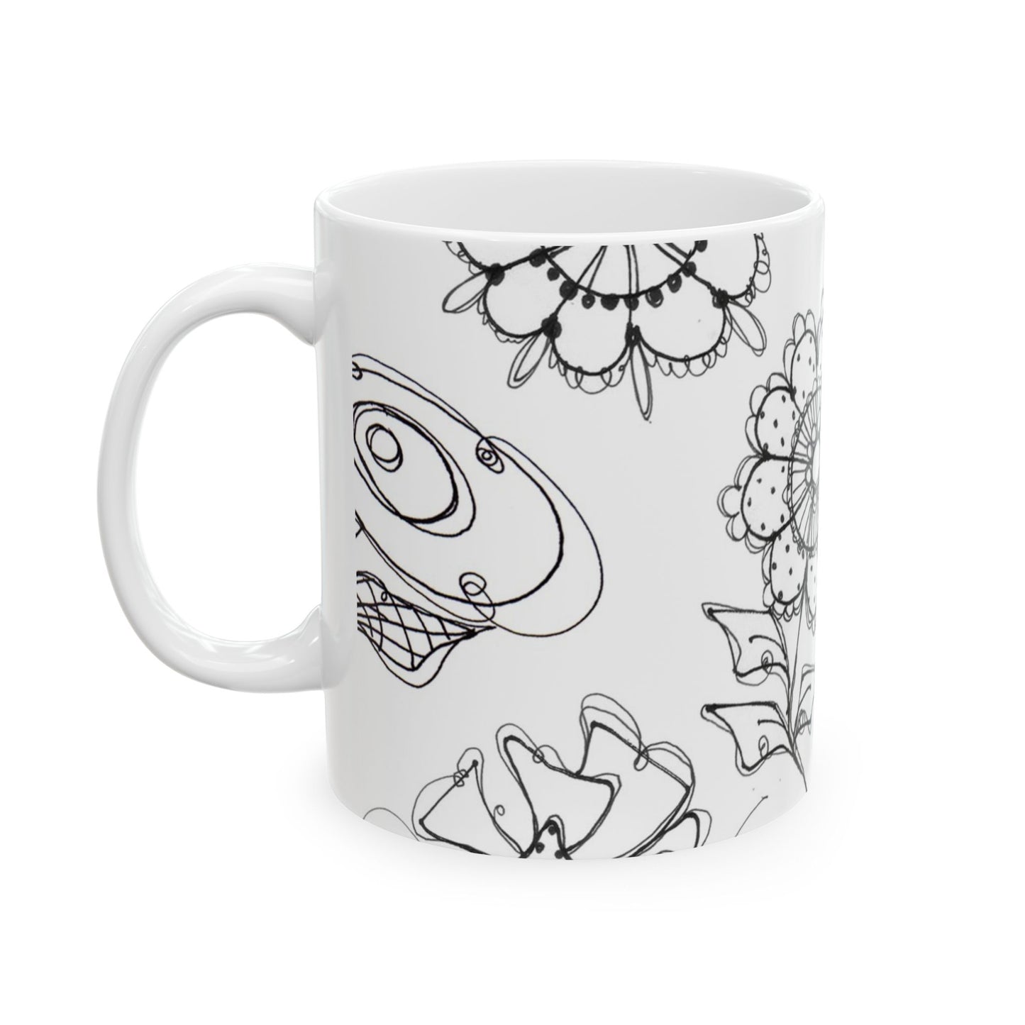 Paper Posies White Cup