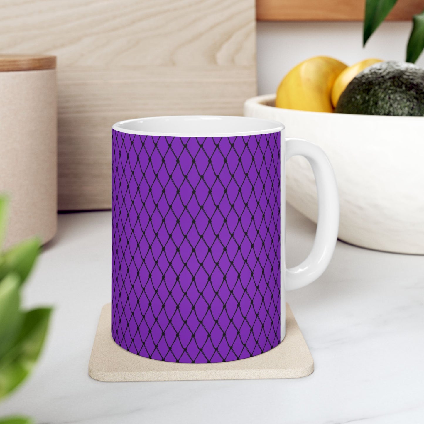 Fishnet Purple Cup