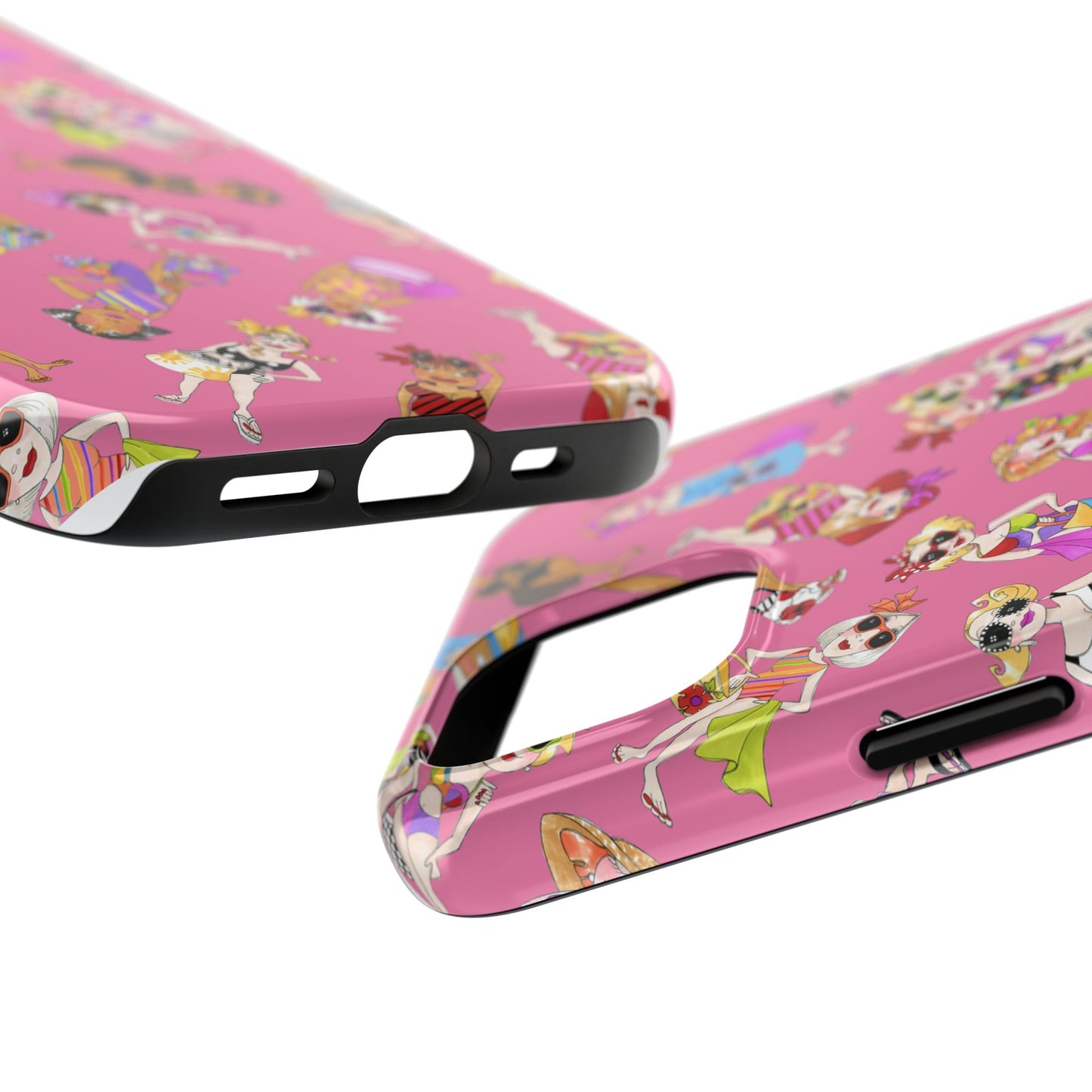Tossed Beauties Pink Phone Case