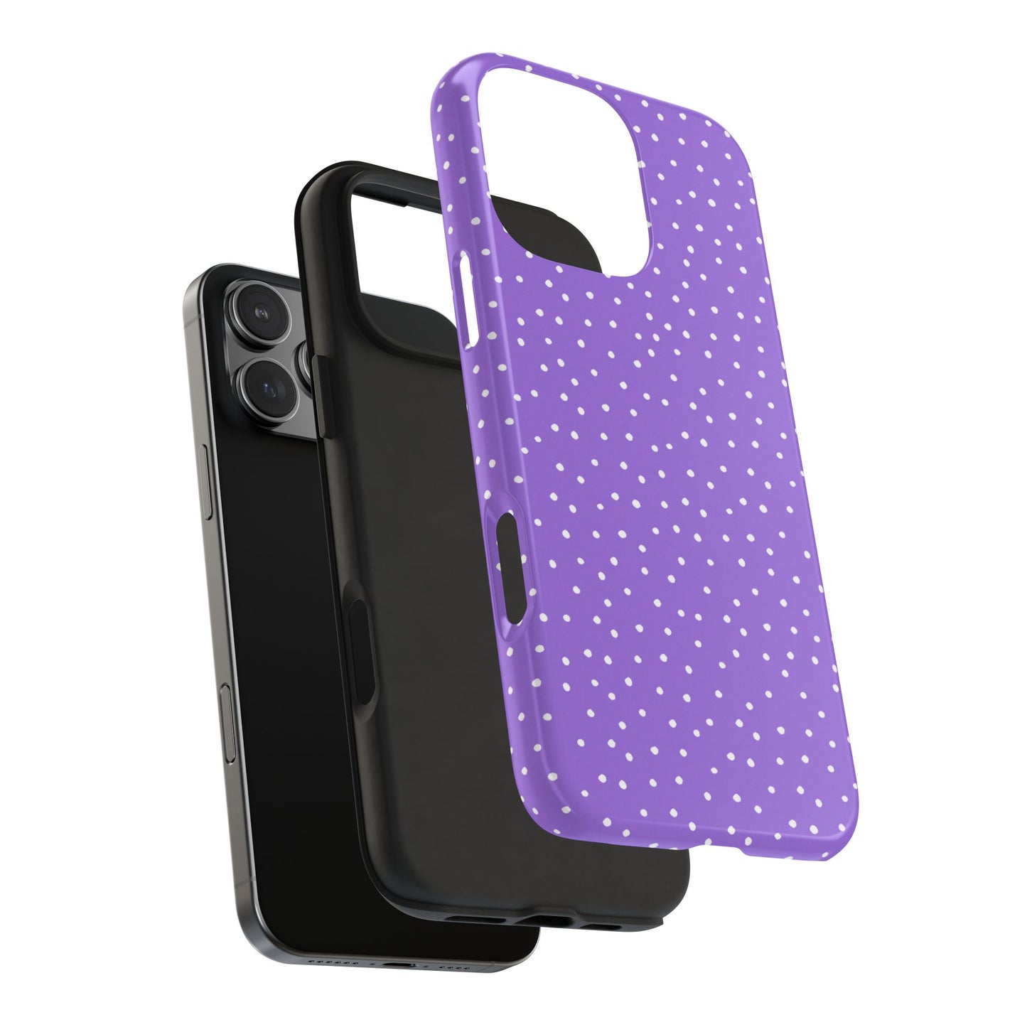 Dinky Dots Lilac / White Phone Case