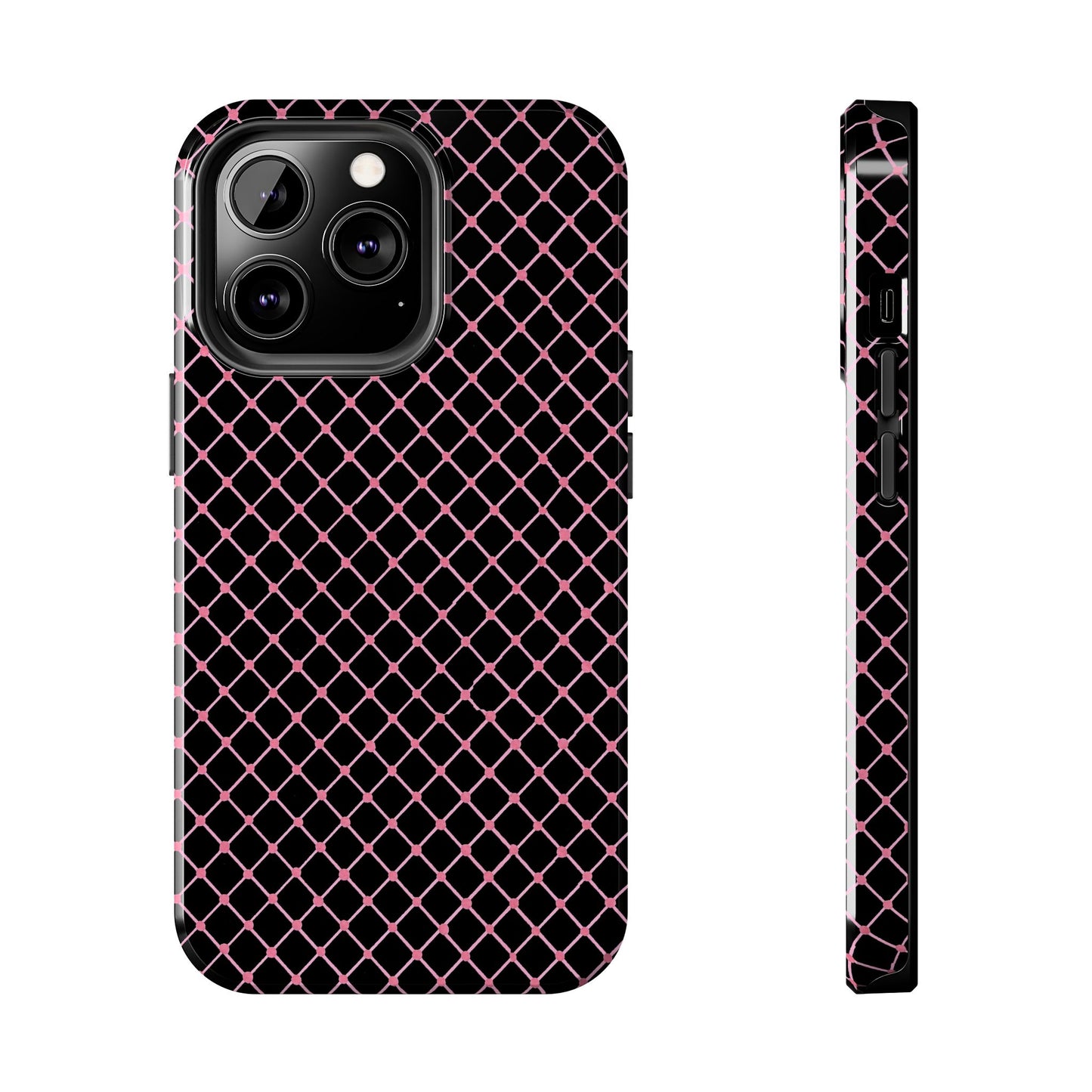 Cyclone Fence Black / Pink Phone Case