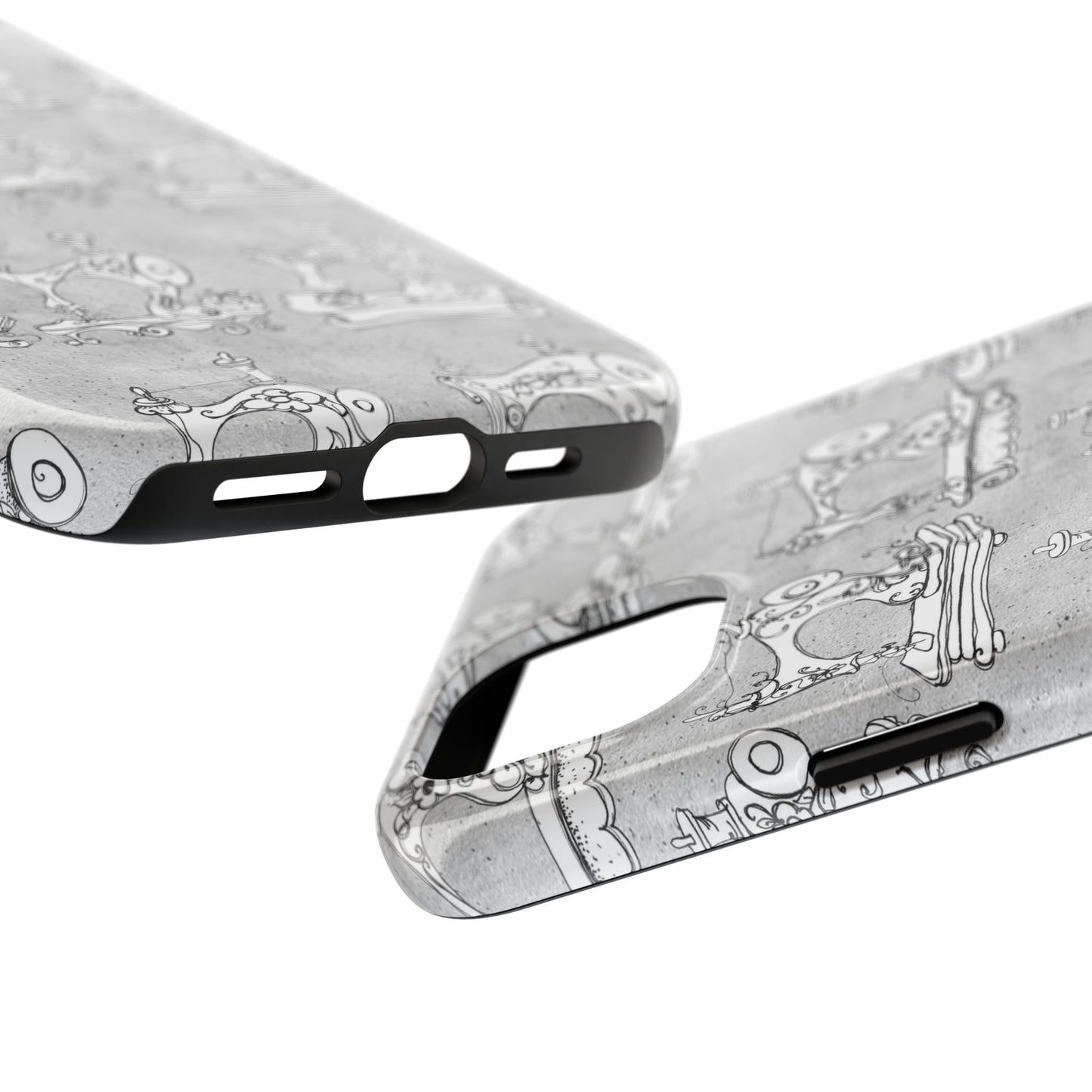 Machination Silver Phone Case