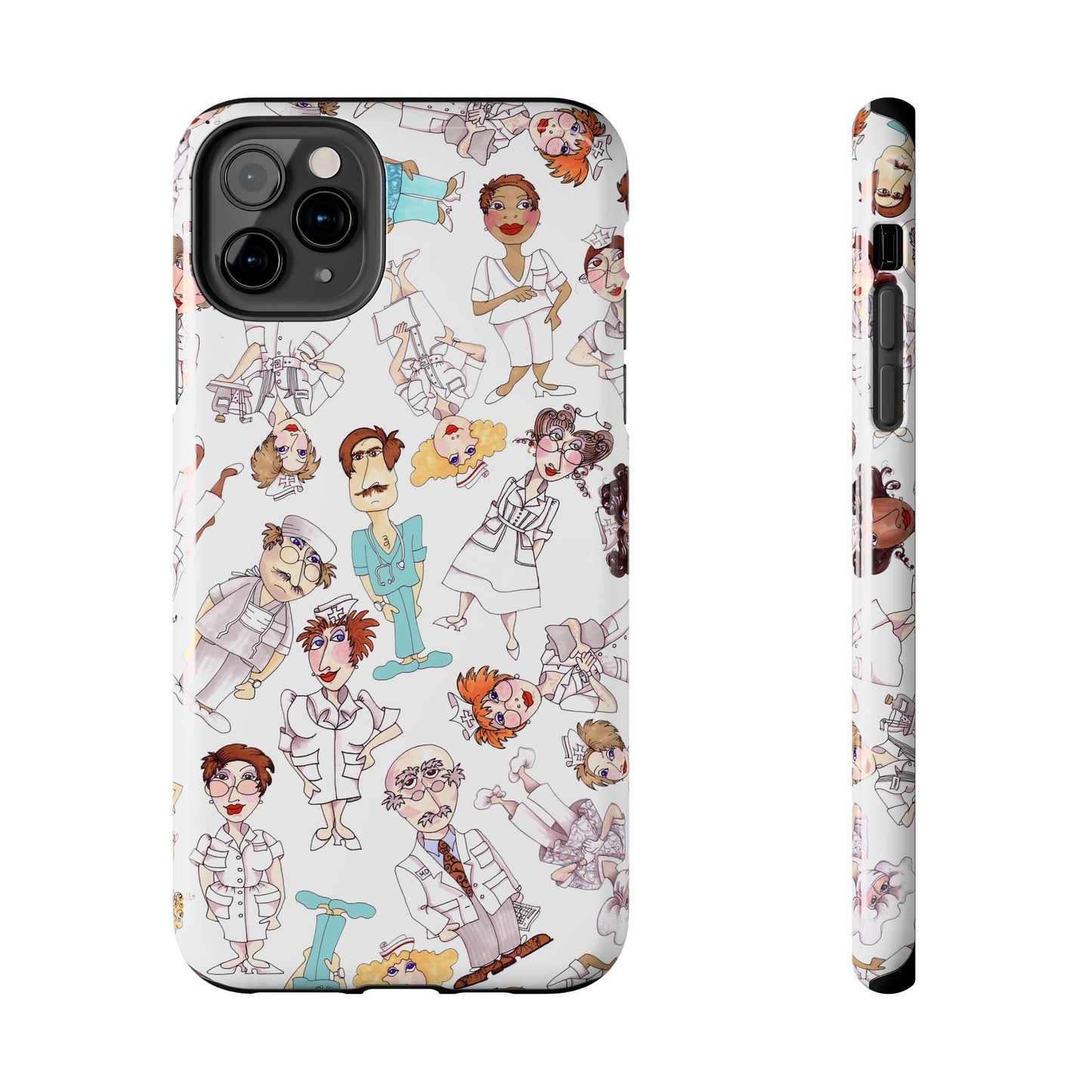 Happy Staff White Phone Case