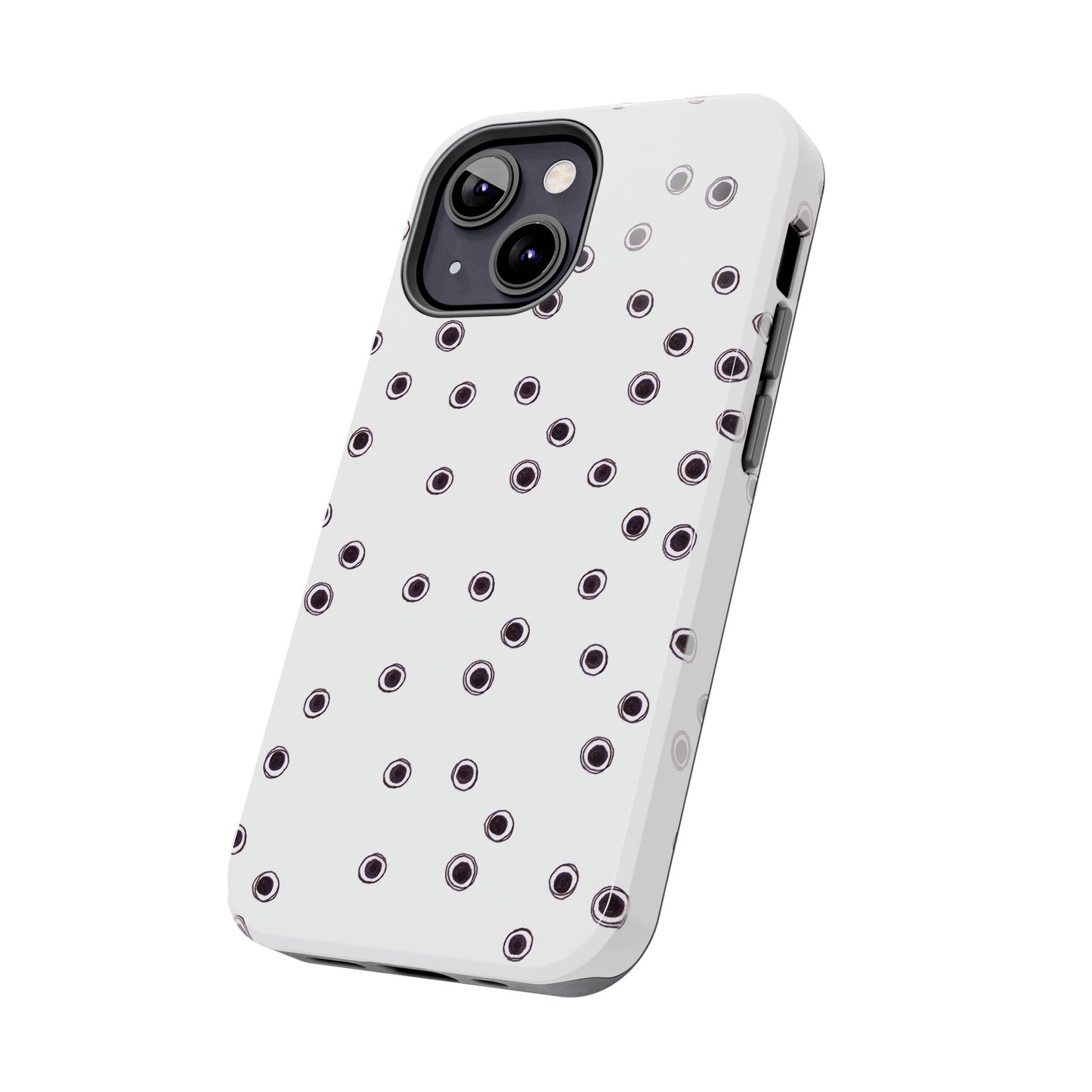 Halo Dots White Phone Case