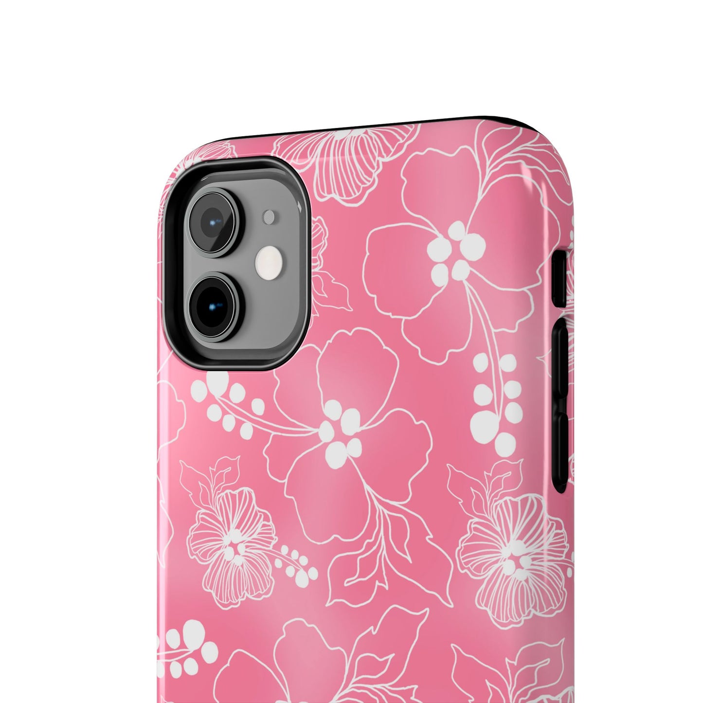Lacey Hibiscus Pink Phone Case