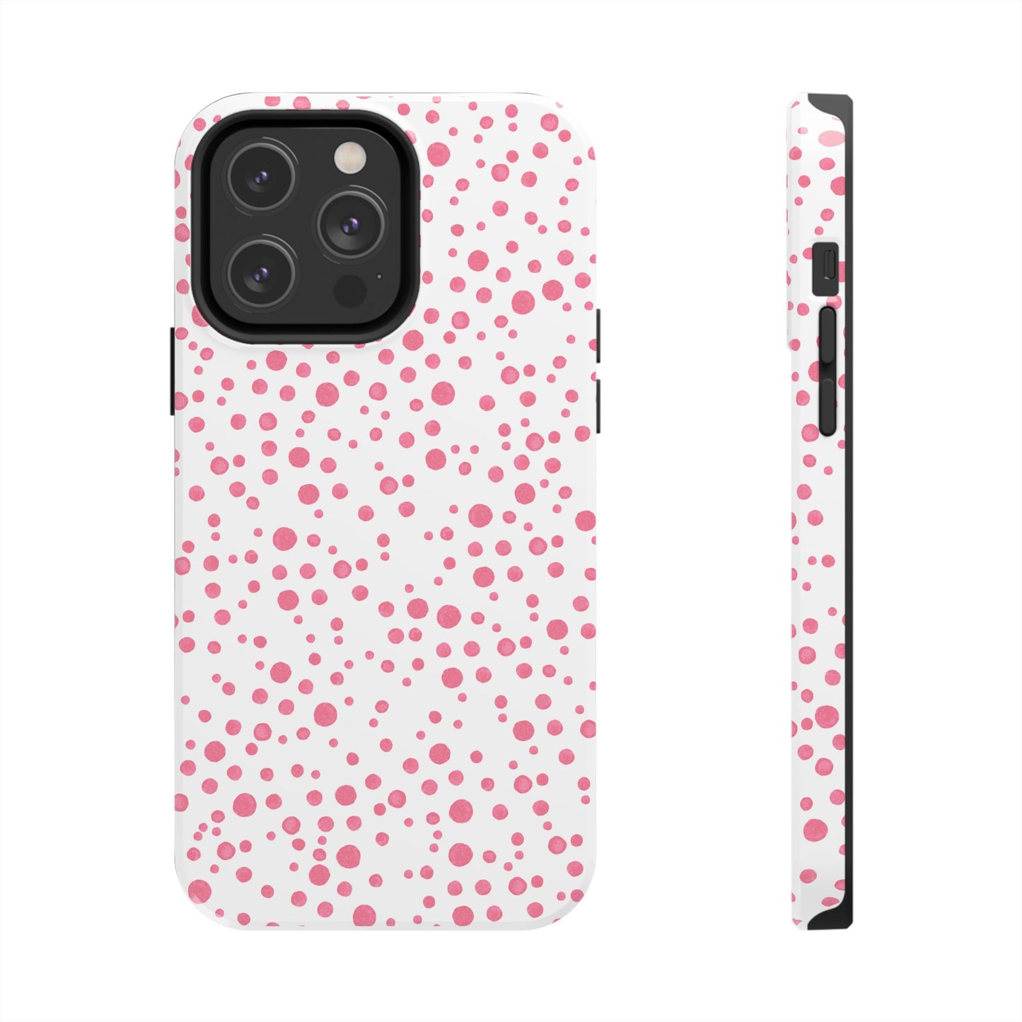 Balloon Dots White / Pink Phone Case