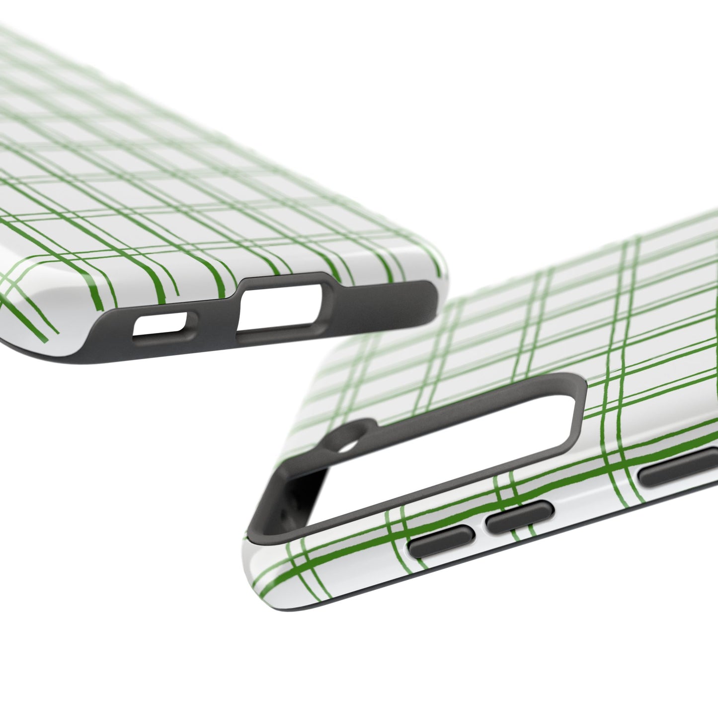 Kitchen Plaid White / Green Phone Case