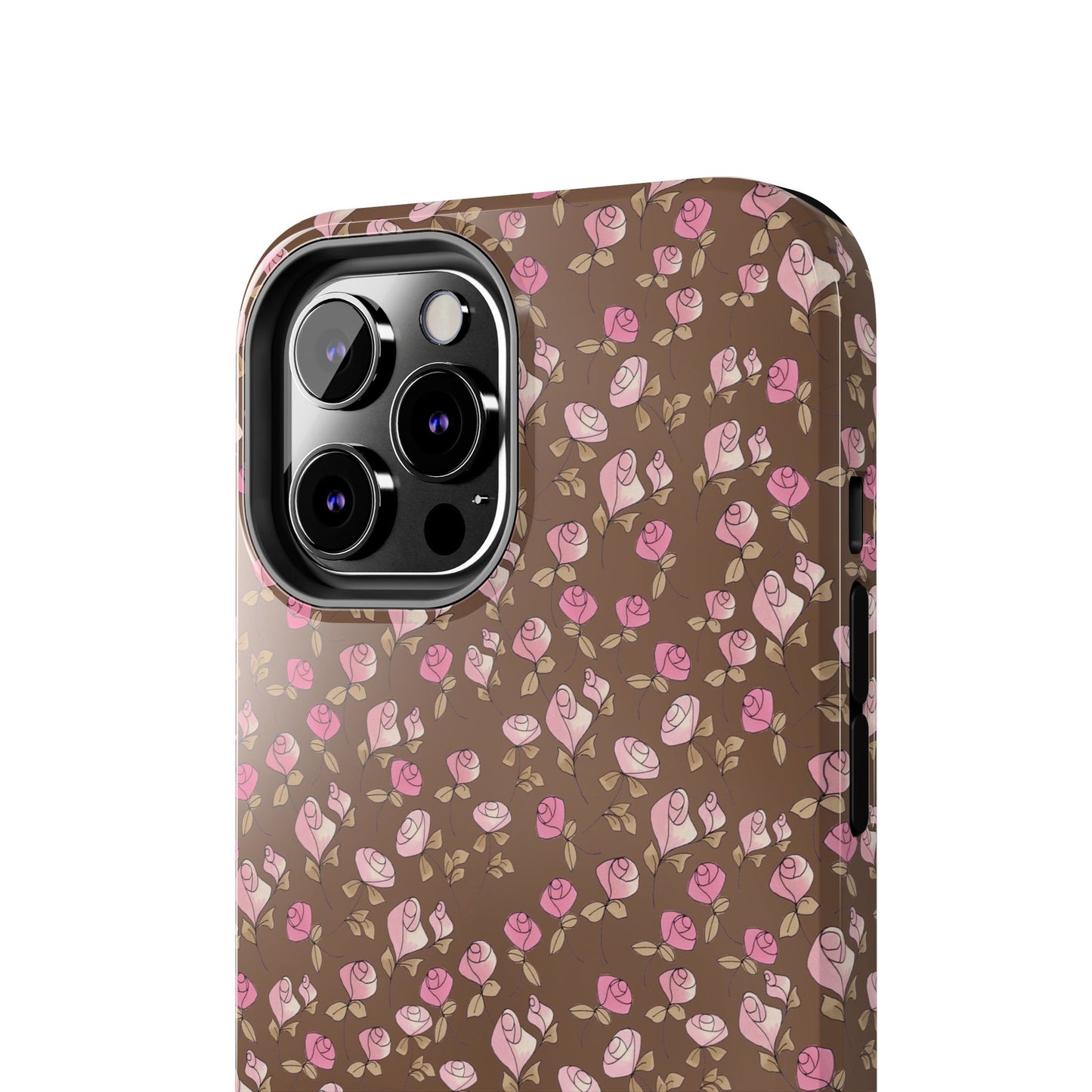 Little Bitty Roses Chocolate Phone Case