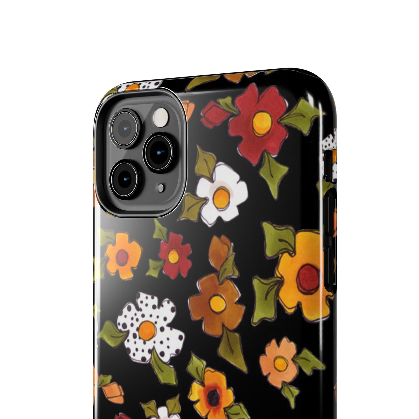 Spice Posie Black Phone Case