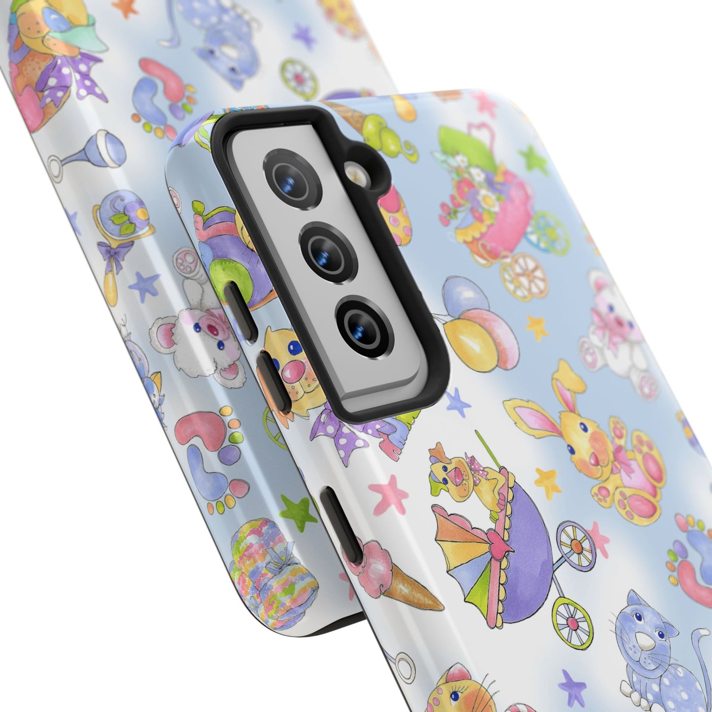 Busy Baby Blue Sky Phone Case