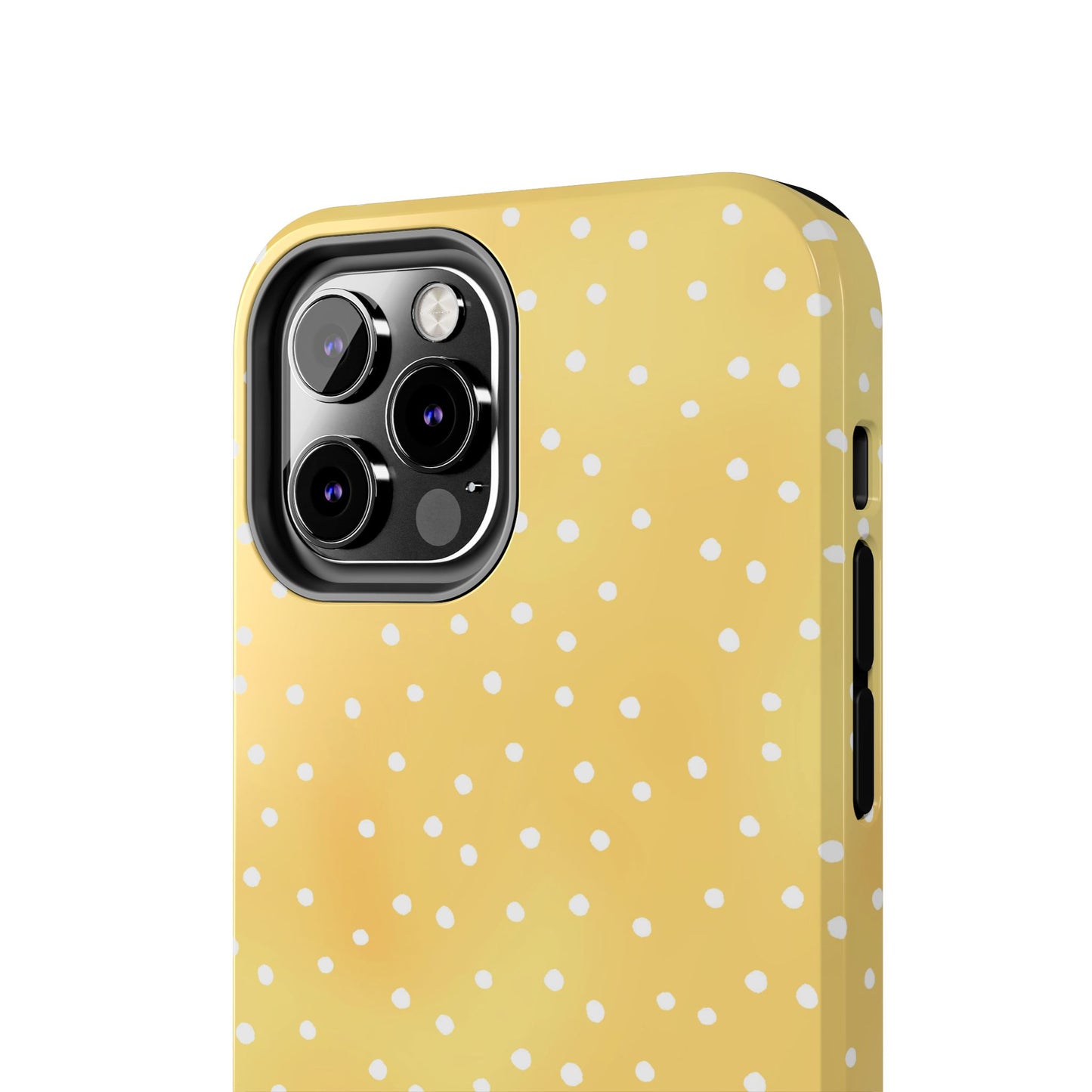 Dinky Dots Yellow / White Phone Case