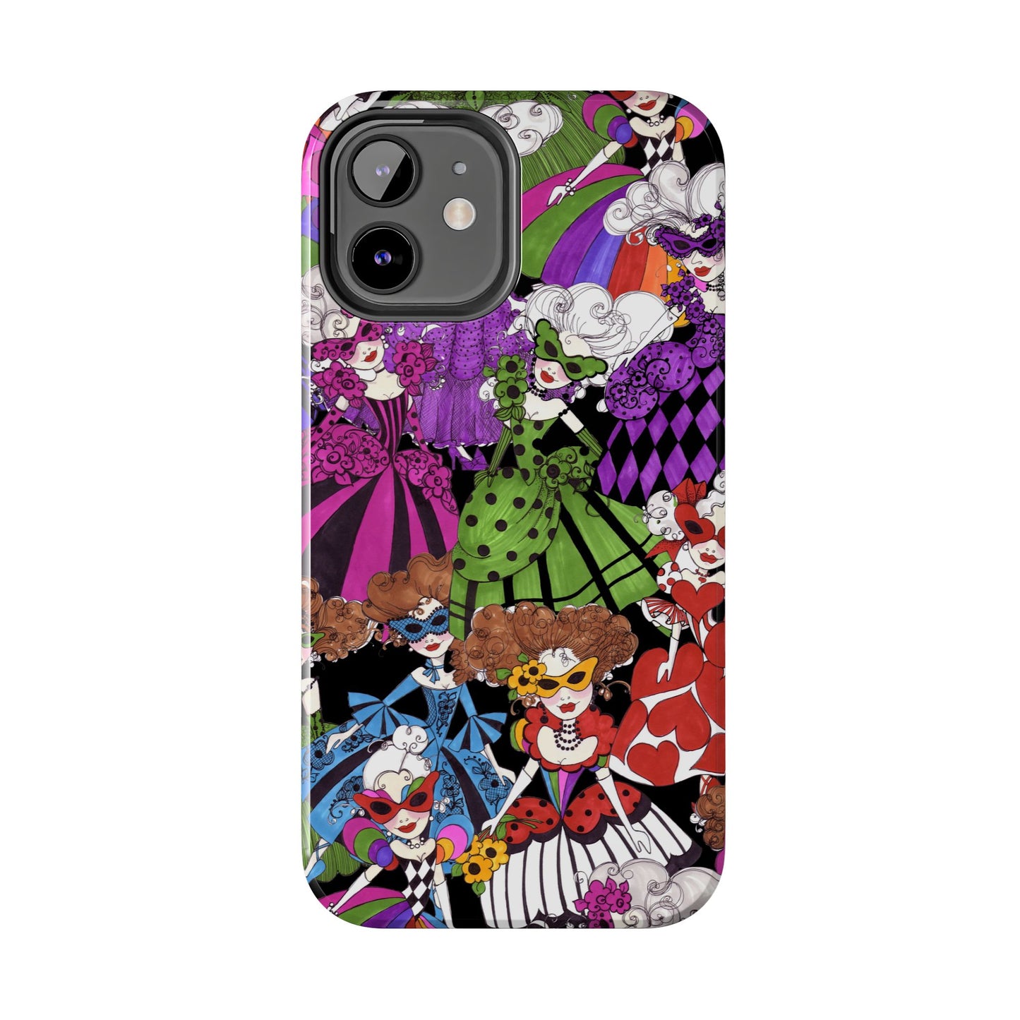 Crowded Dance Floor Black Phone Case