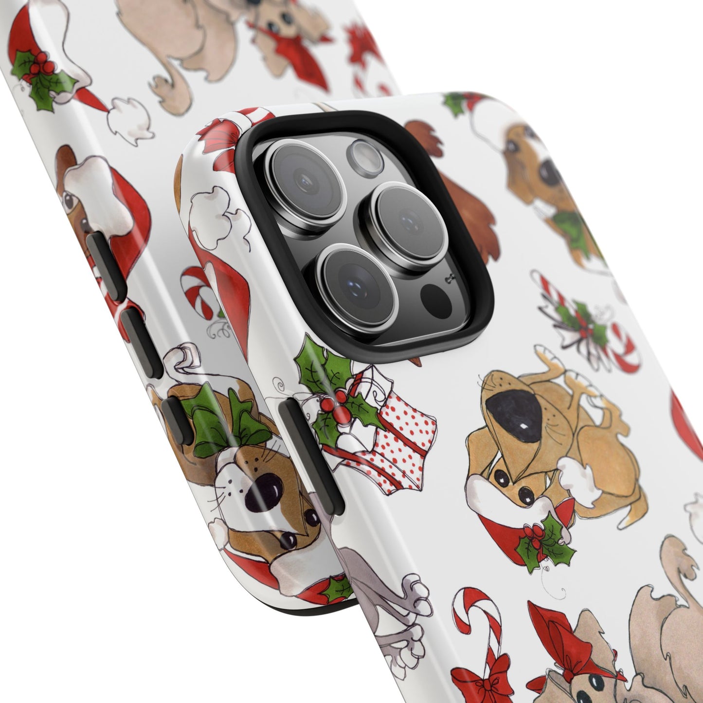 Doggie Toss White Phone Case