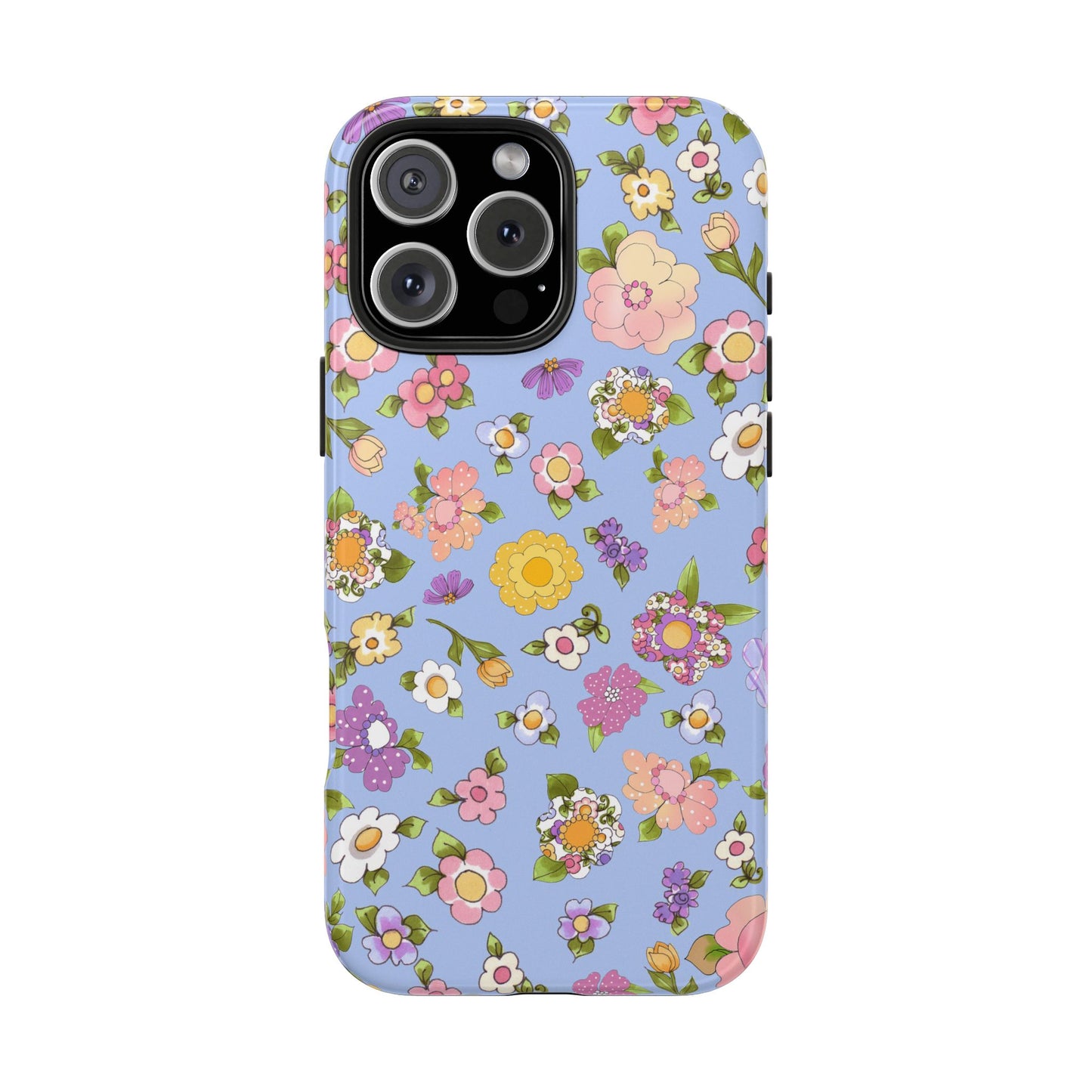 Flowery Blue Phone Case