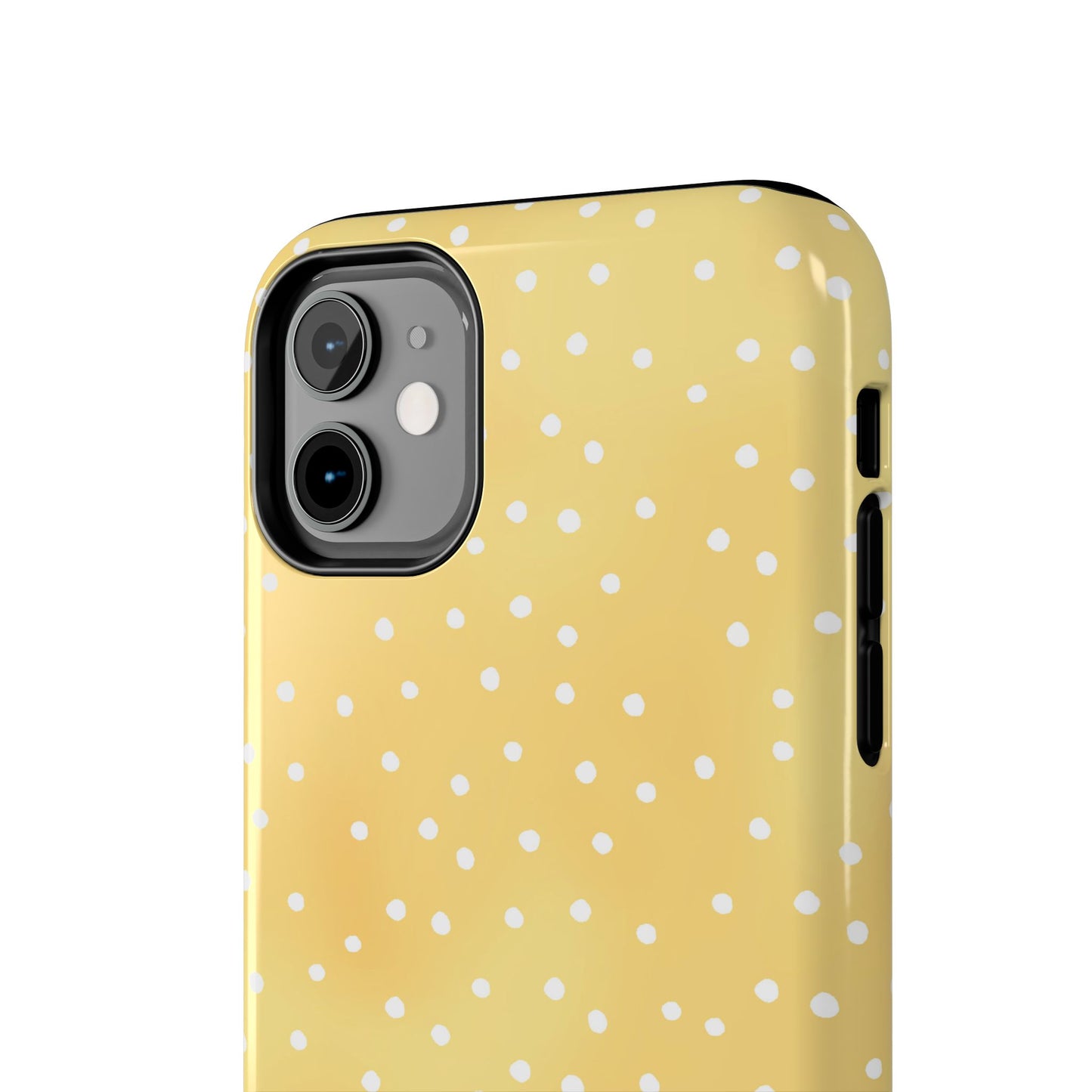 Dinky Dots Sunshine / White Phone Case