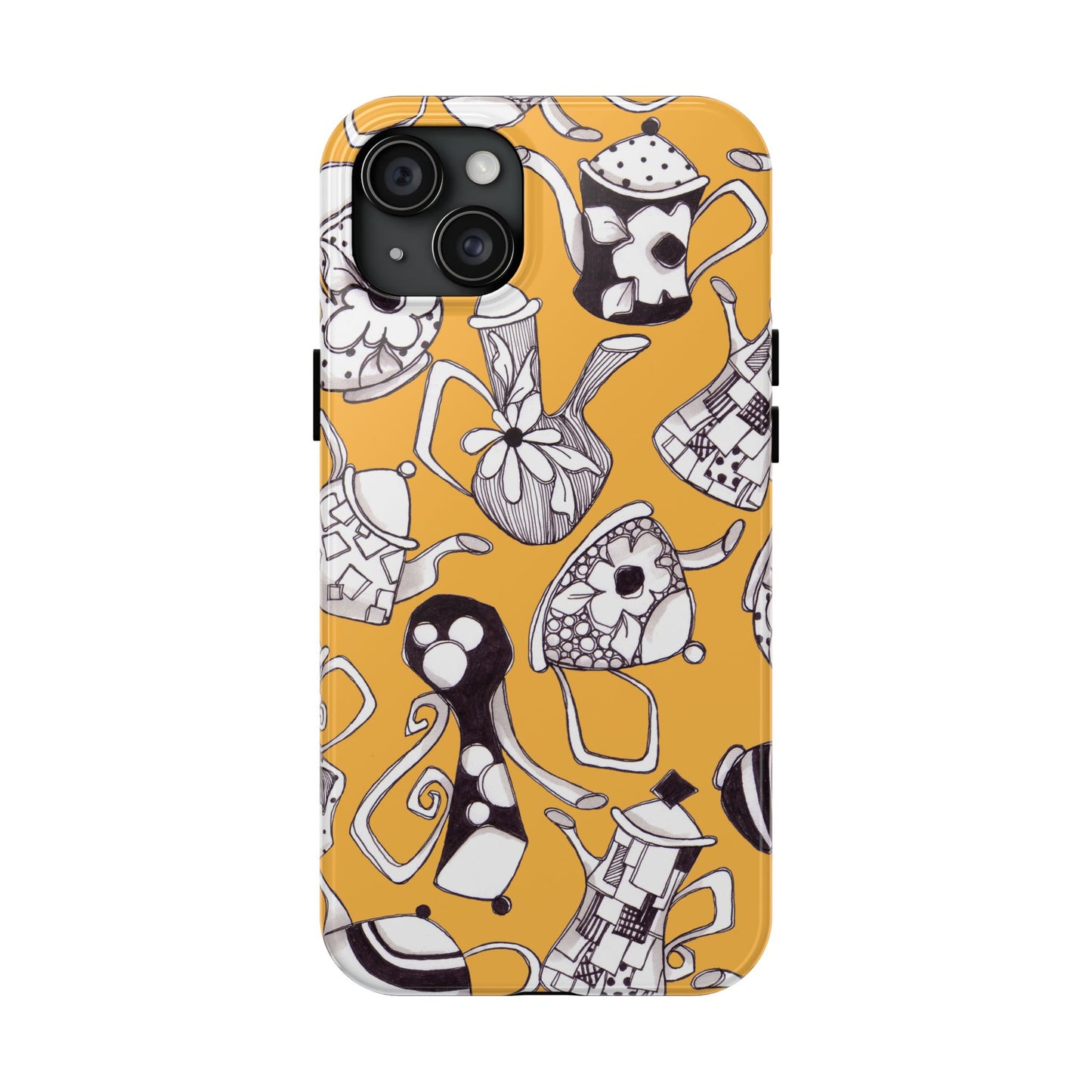 Fancy Pots Yellow Phone Case