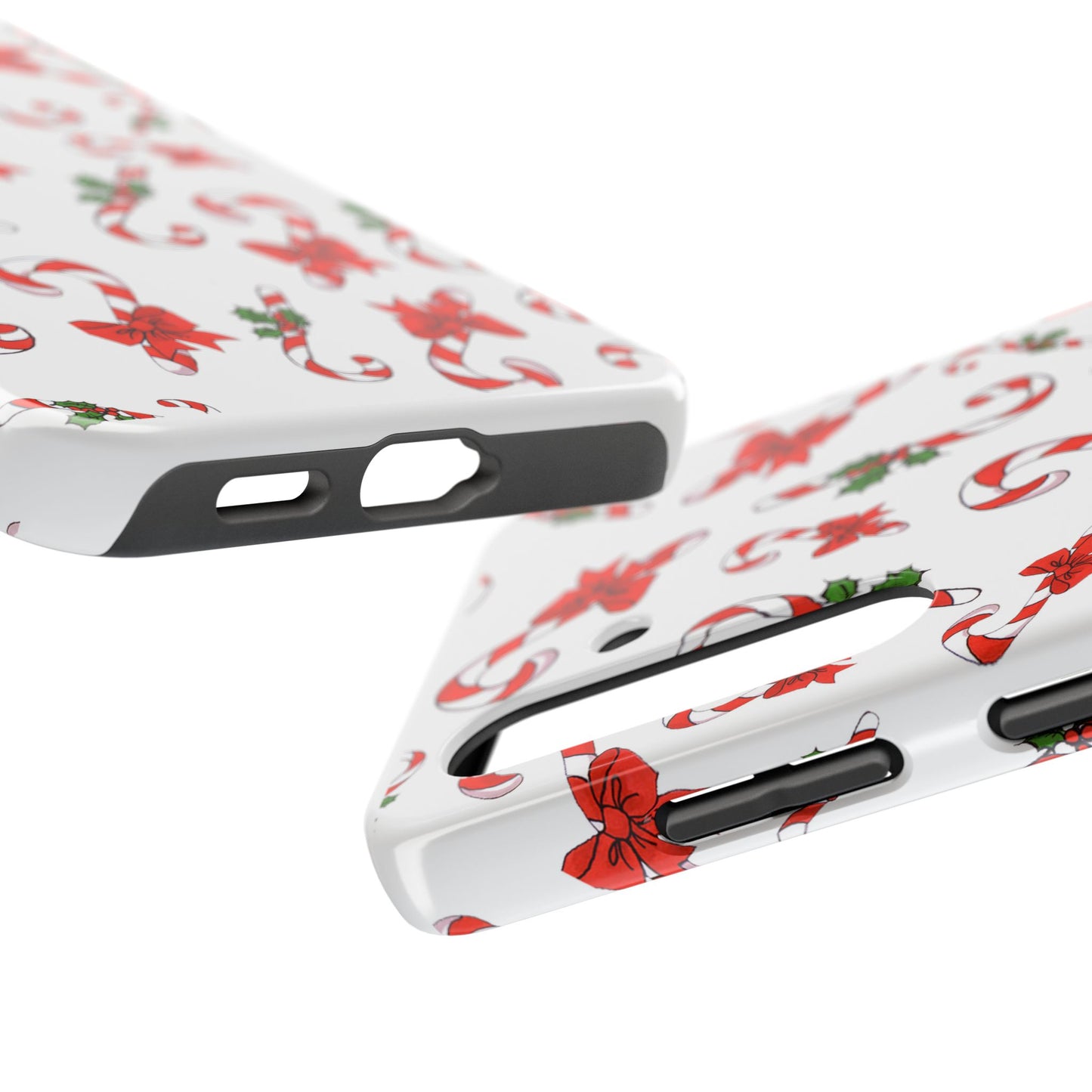 Candy Cane Crowd White Phone Case