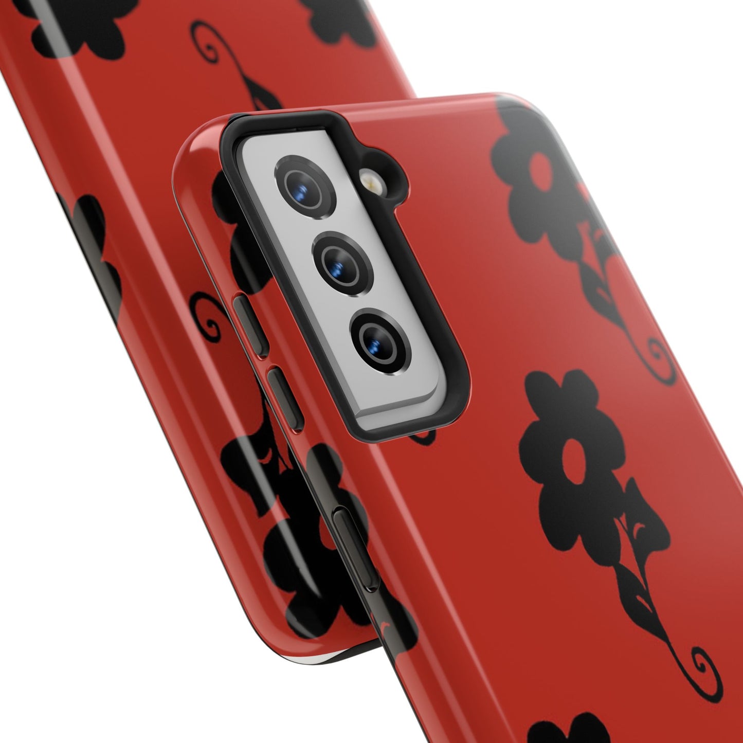 Daring Daisy Red Phone Case