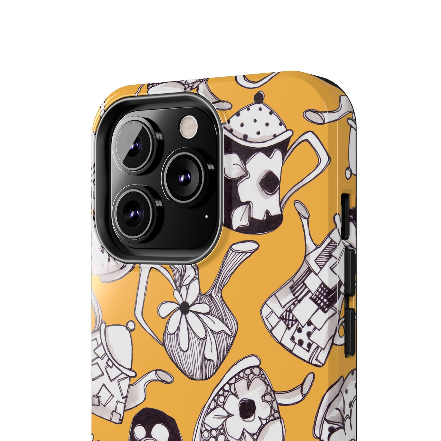 Fancy Pots Yellow Phone Case