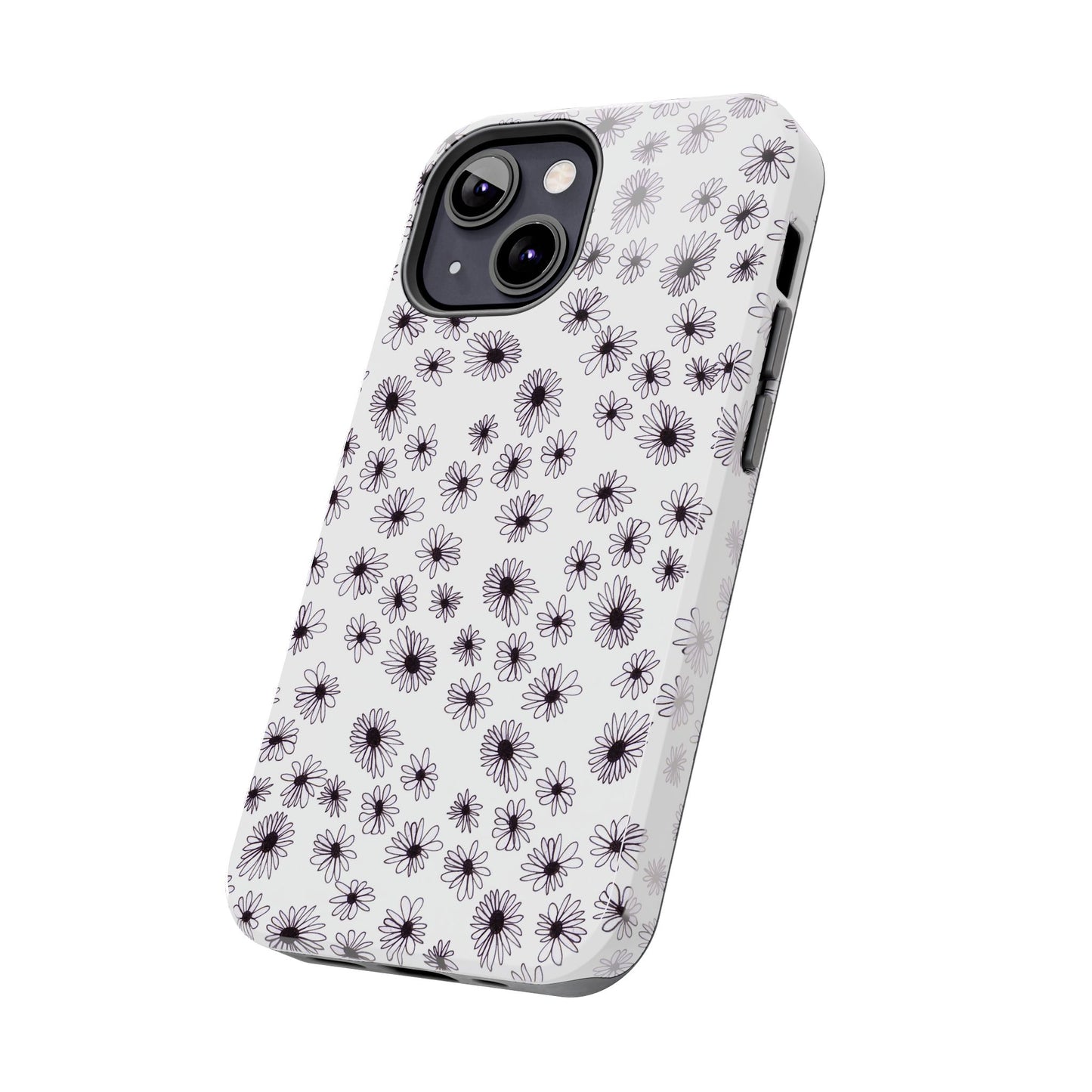 Random Daisy White / Black Phone Case