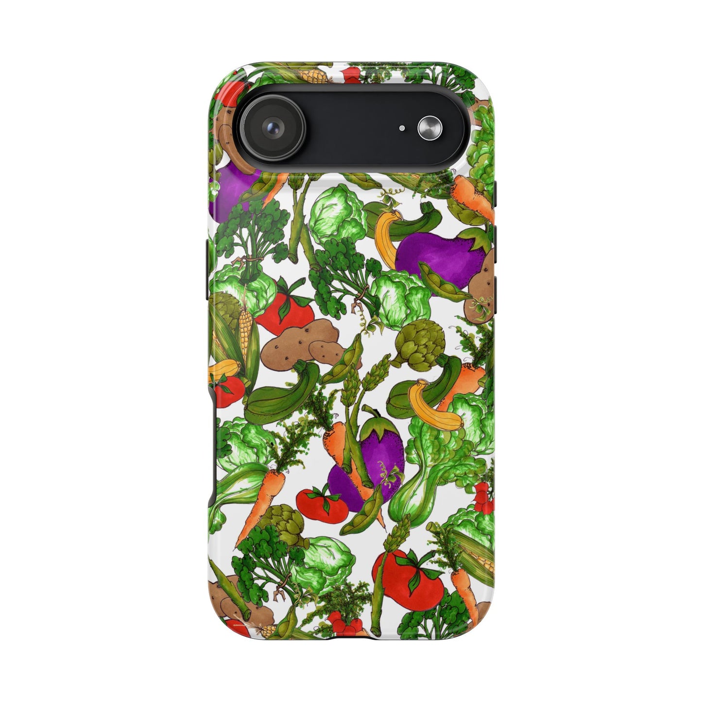Veggie Jungle White Phone Case