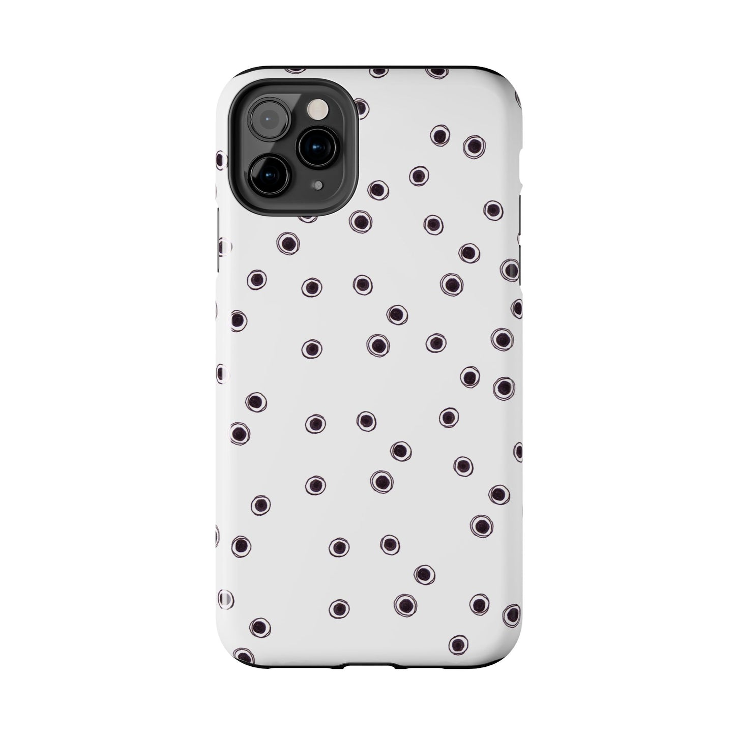 Halo Dots White Phone Case