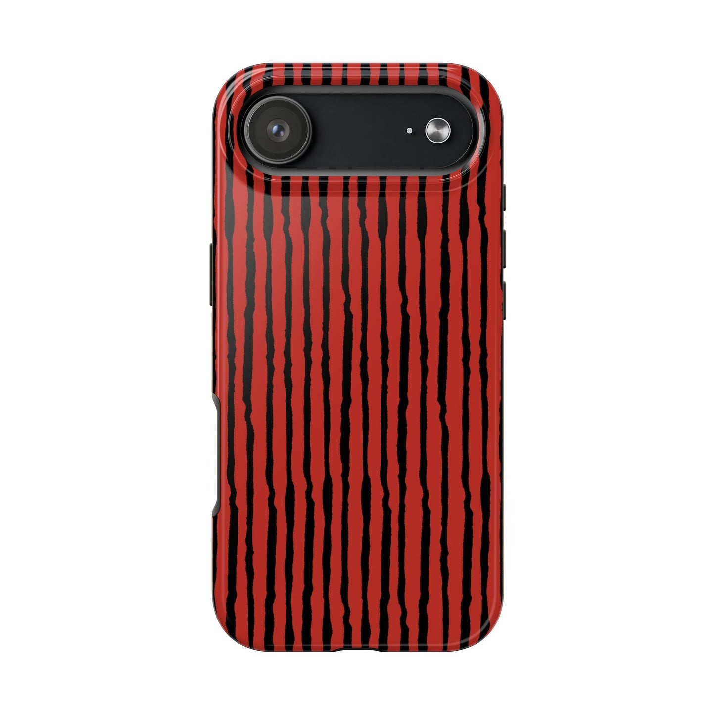 Sorta Stripe Red / Black Phone Case