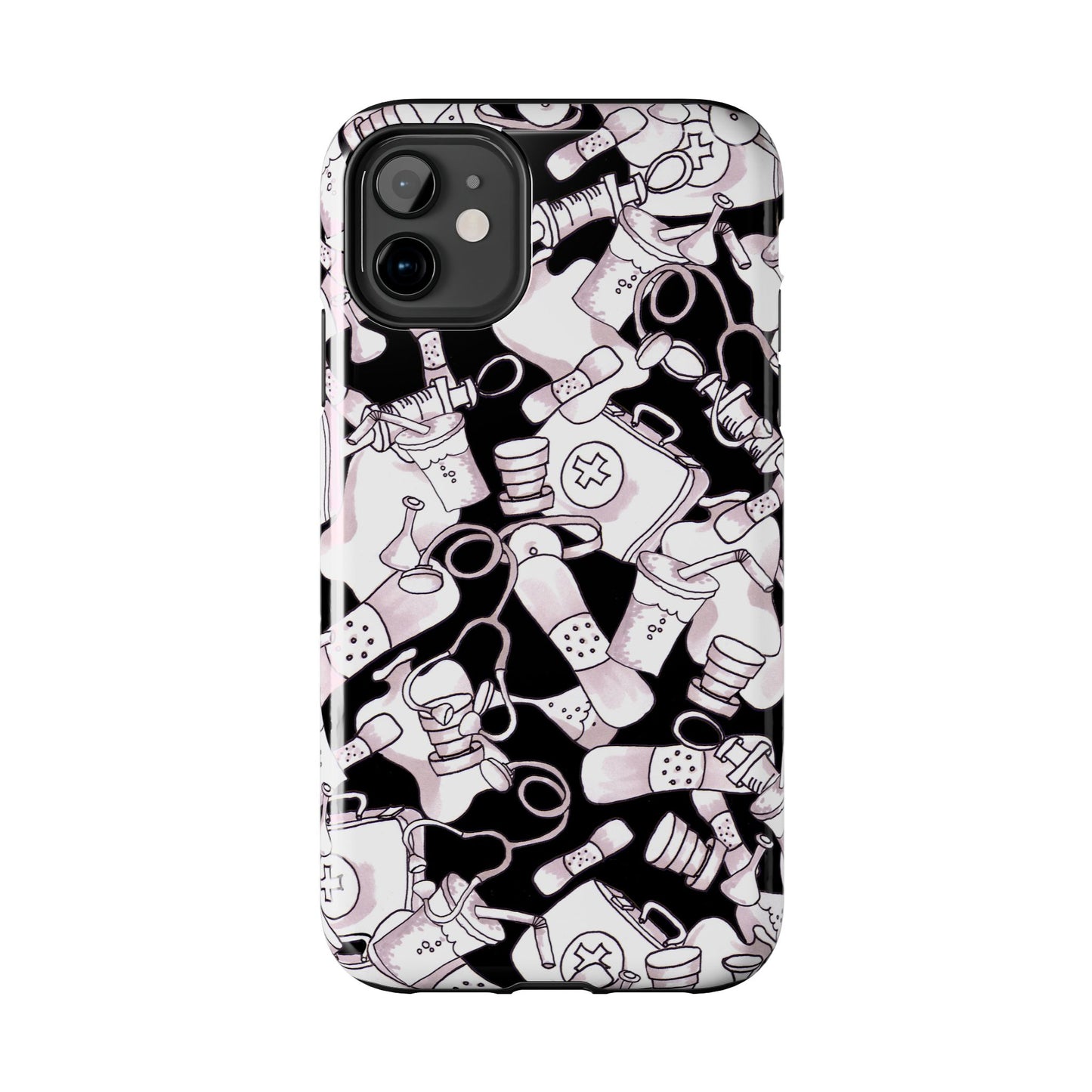 Med Stuff Black Phone Case