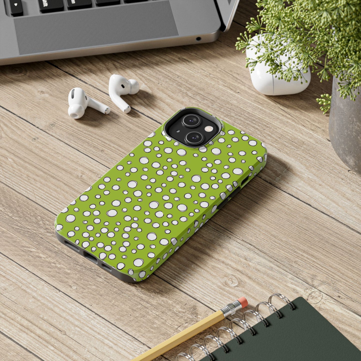 Cookin' Dots Lime Phone Case