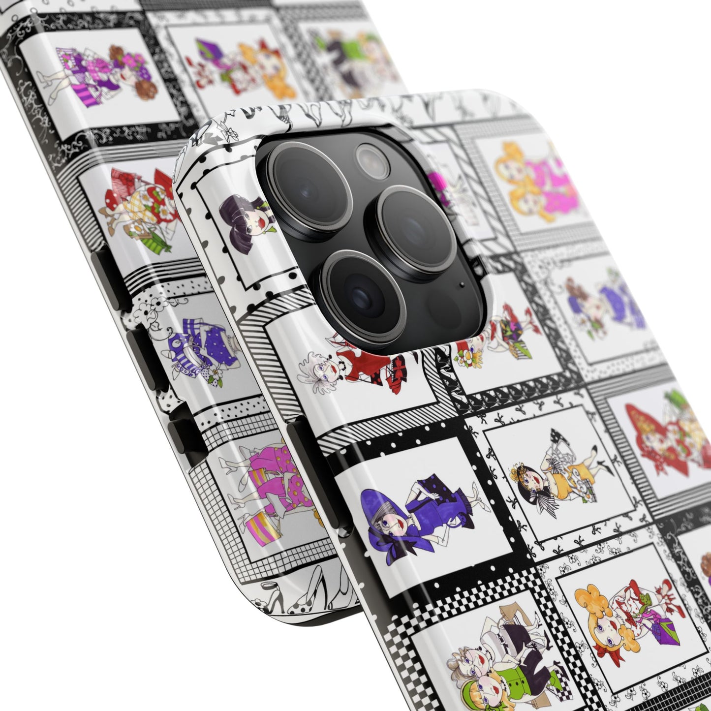 Gone Shopping White / Black Phone Case