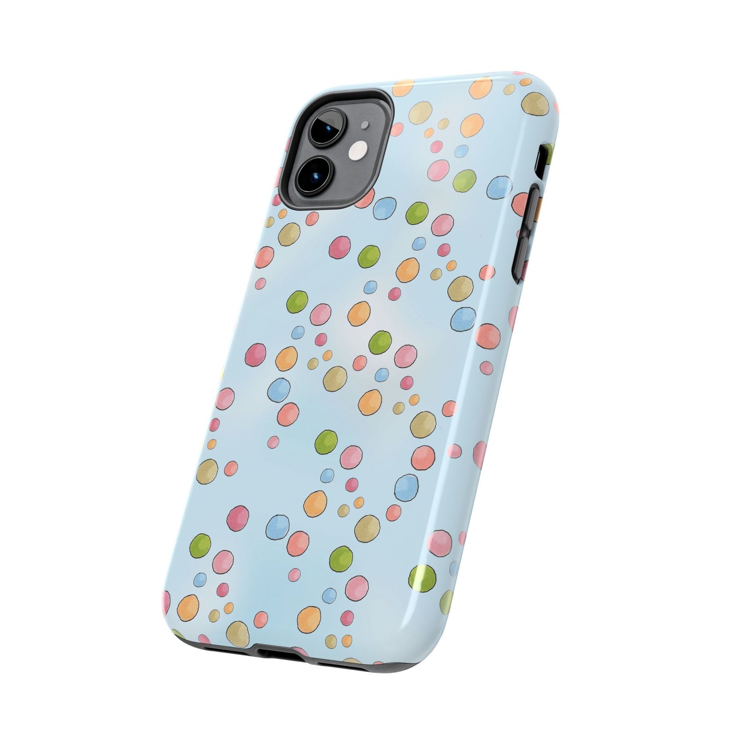 Clown Dots Blue Sky Phone Case