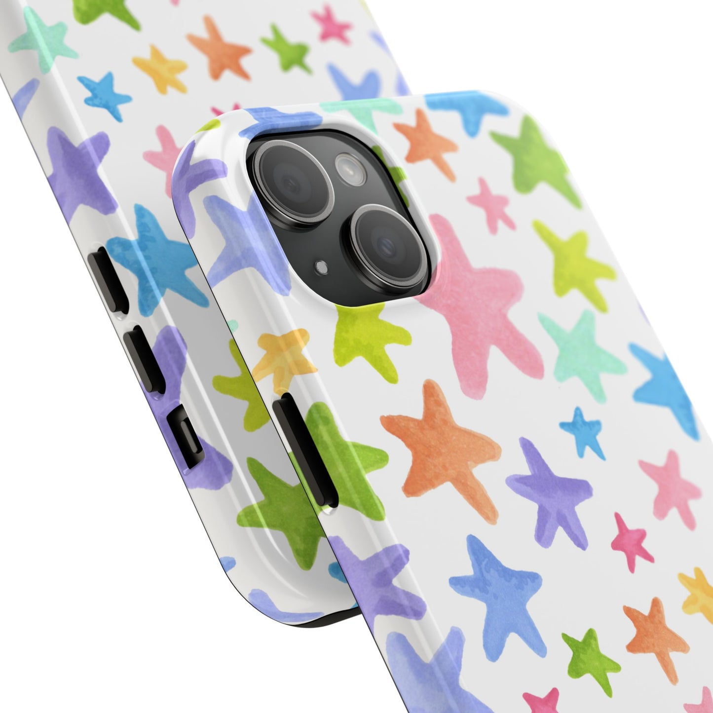Happy Stars White Phone Case