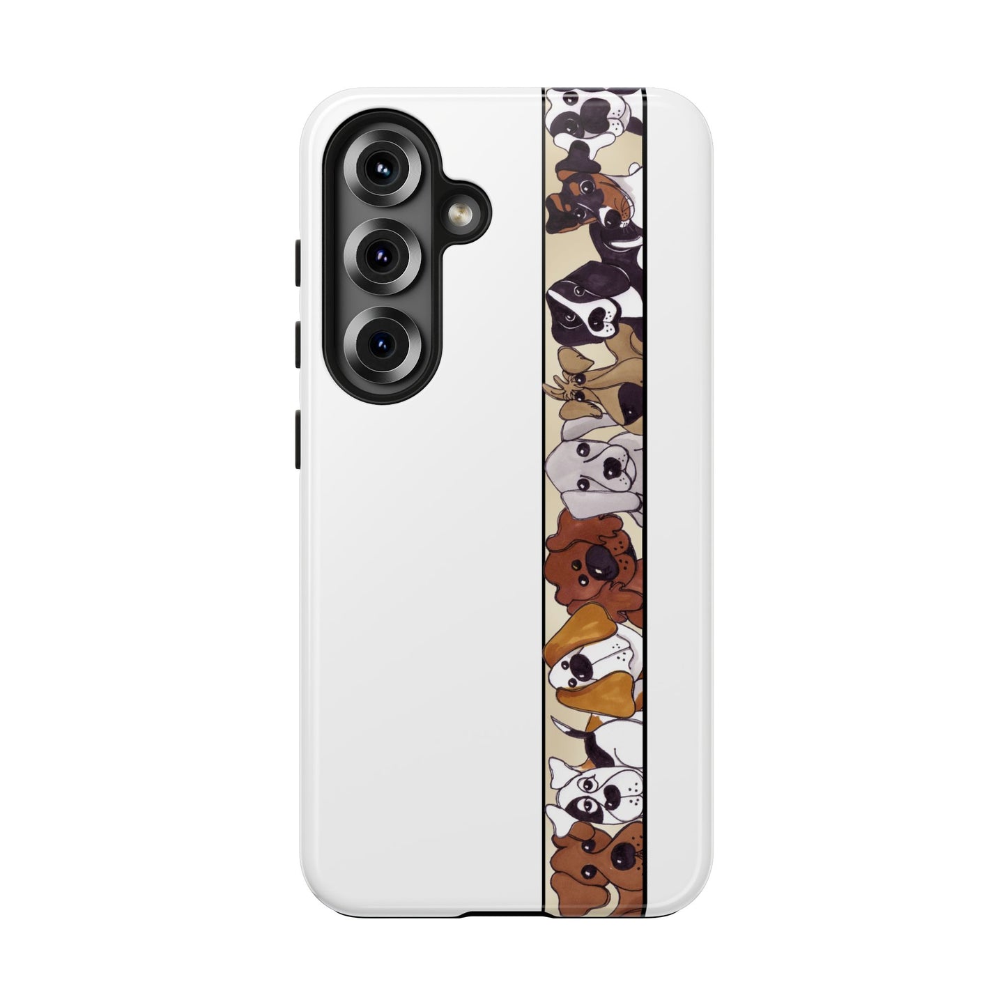 Doggie Delight Border Phone Case