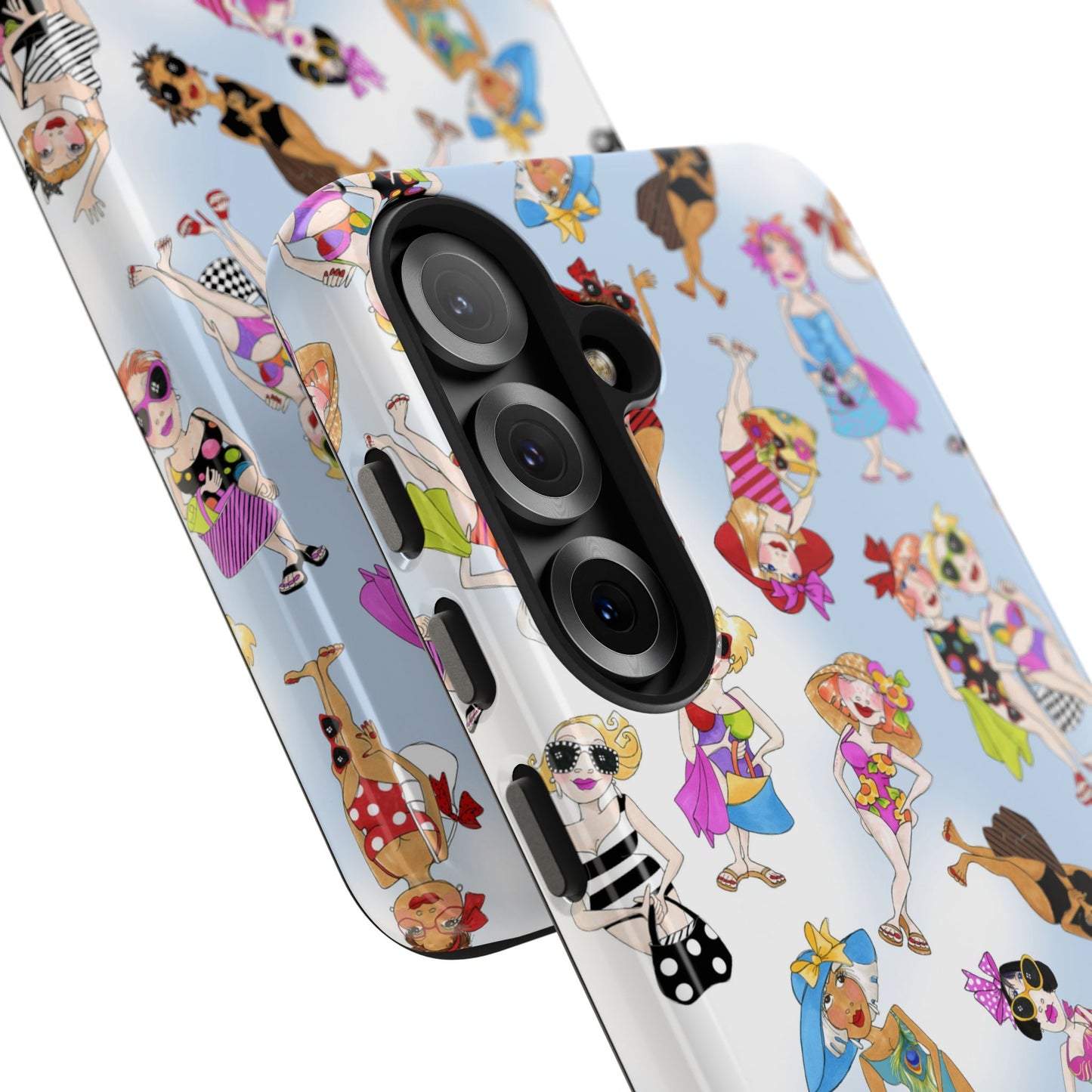 Tossed Beauties Blue Sky Phone Case