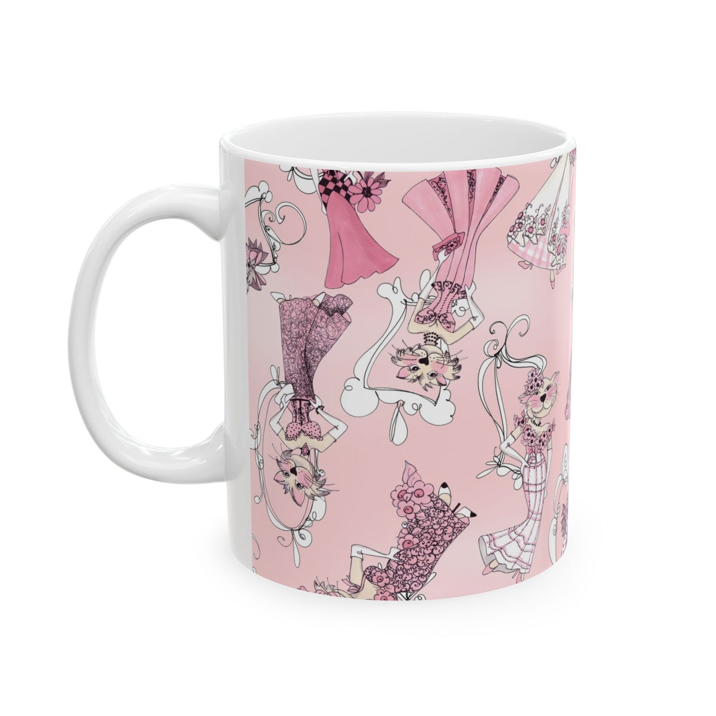 Lady Cats Tossed Cup