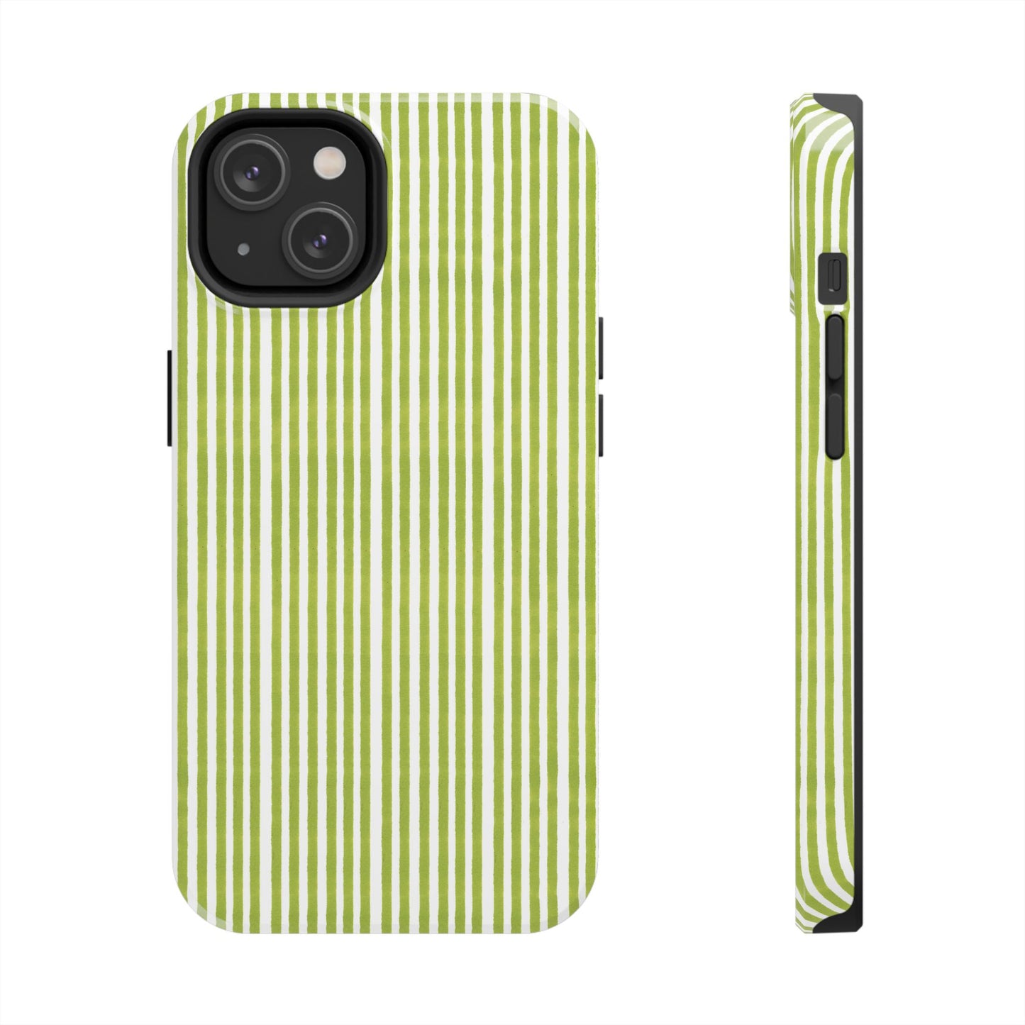 Lazy Stripe Lime Phone Case