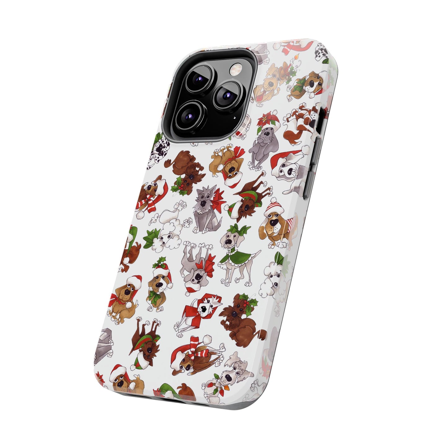 Doggie Toss White Phone Case