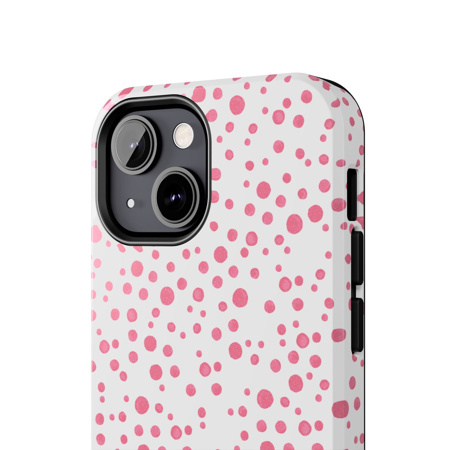 Balloon Dots White / Pink Phone Case