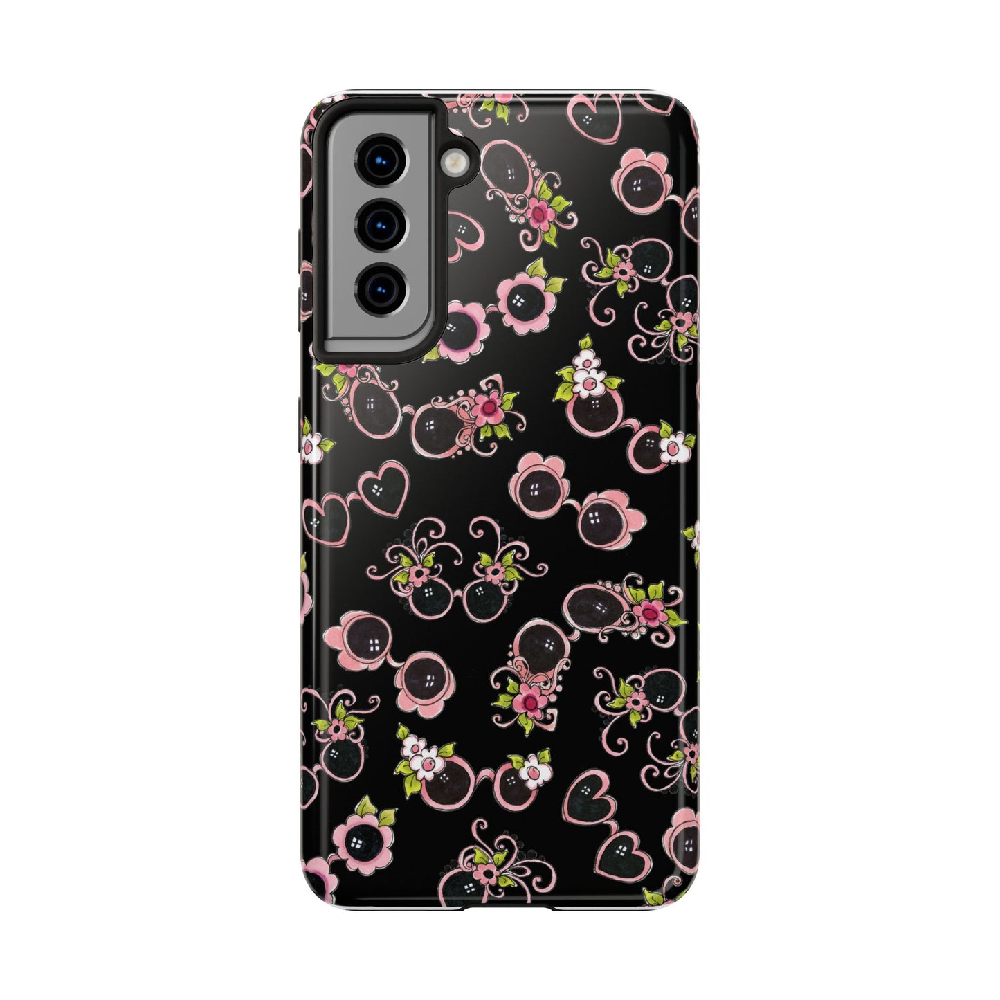 Tossed Shades Black Phone Case