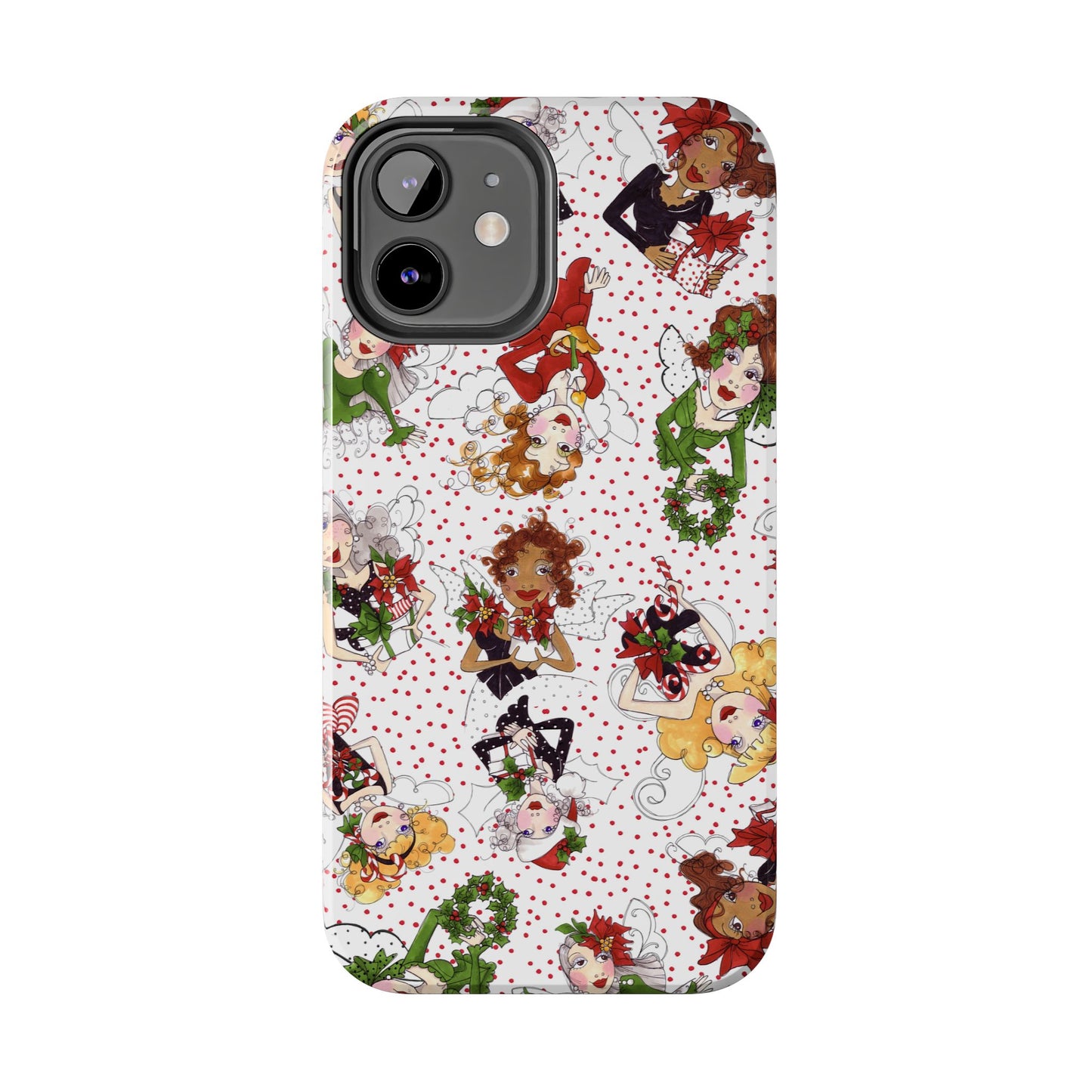 Fairy Toss White / Red Phone Case